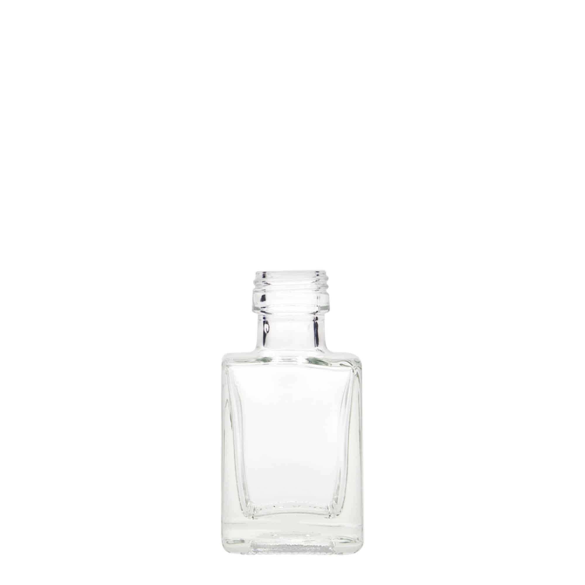 50 ml glasflaske 'Cube', kvadratisk, åbning: PP 24 50 ml glasflaske 'Cube', kvadratisk, åbning: PP 24