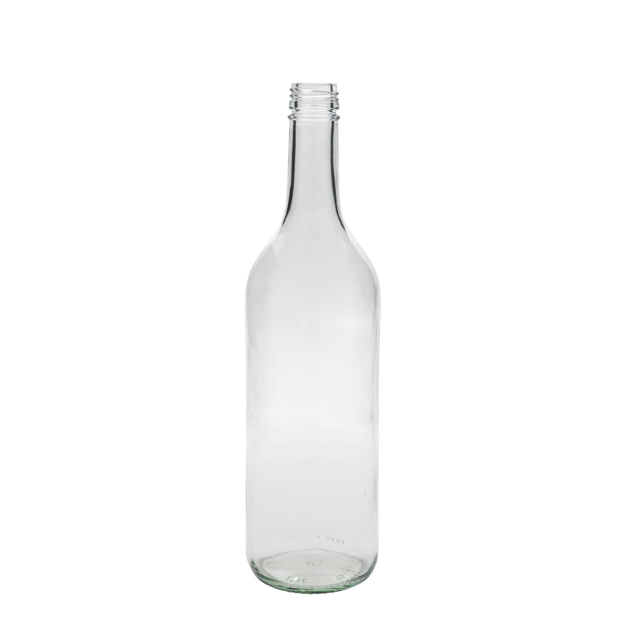 750 ml glasflaske 'Bordeaux', åbning: PP 28 750 ml glasflaske 'Bordeaux', åbning: PP 28