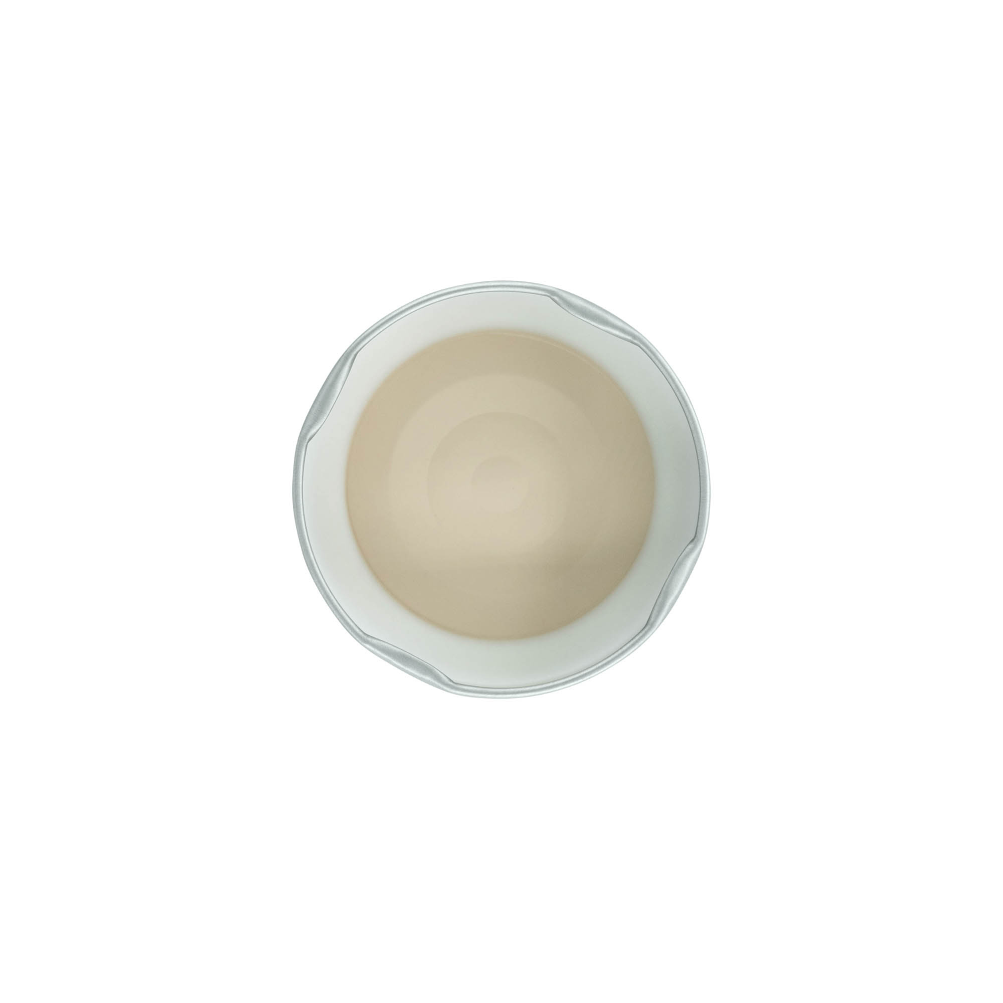 Deep-Twist-Off-lukning, hvidblik, sølv, til åbning: Deep-TO 63