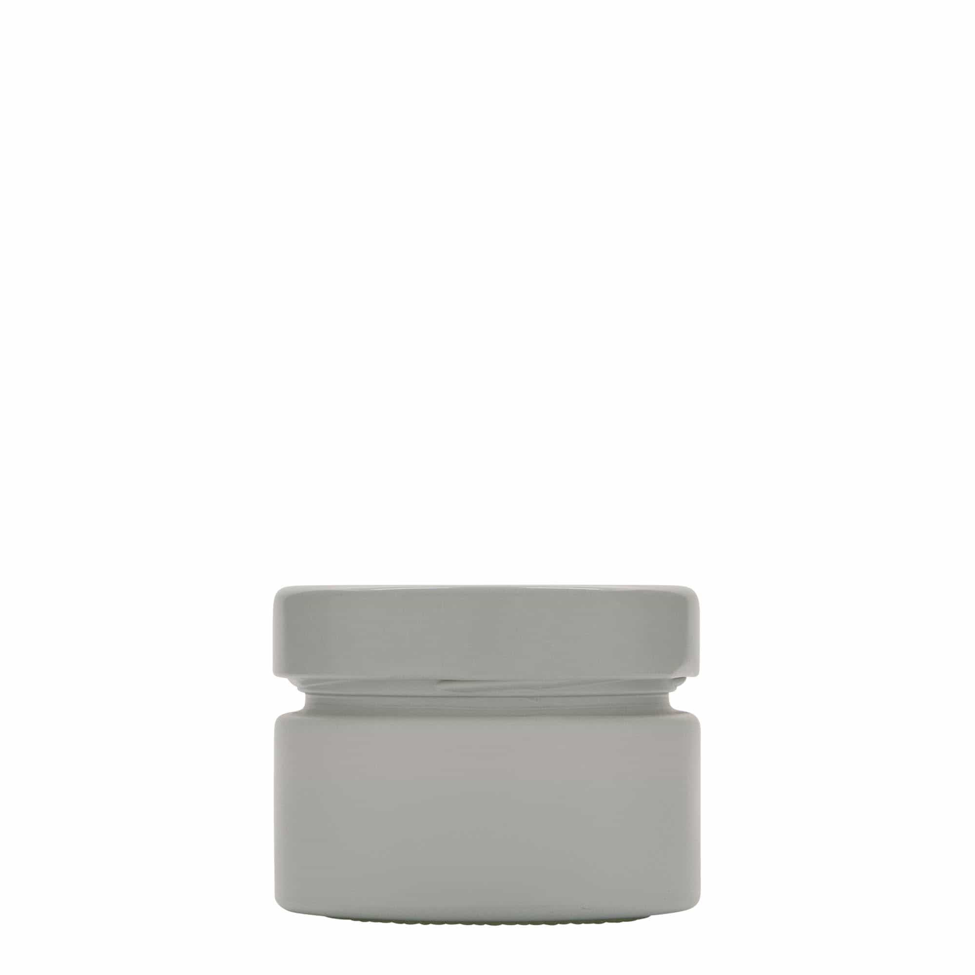 130 ml rundt glas »Aurora«, hvid, åbning: Deep-Twist-off (DTO 66)