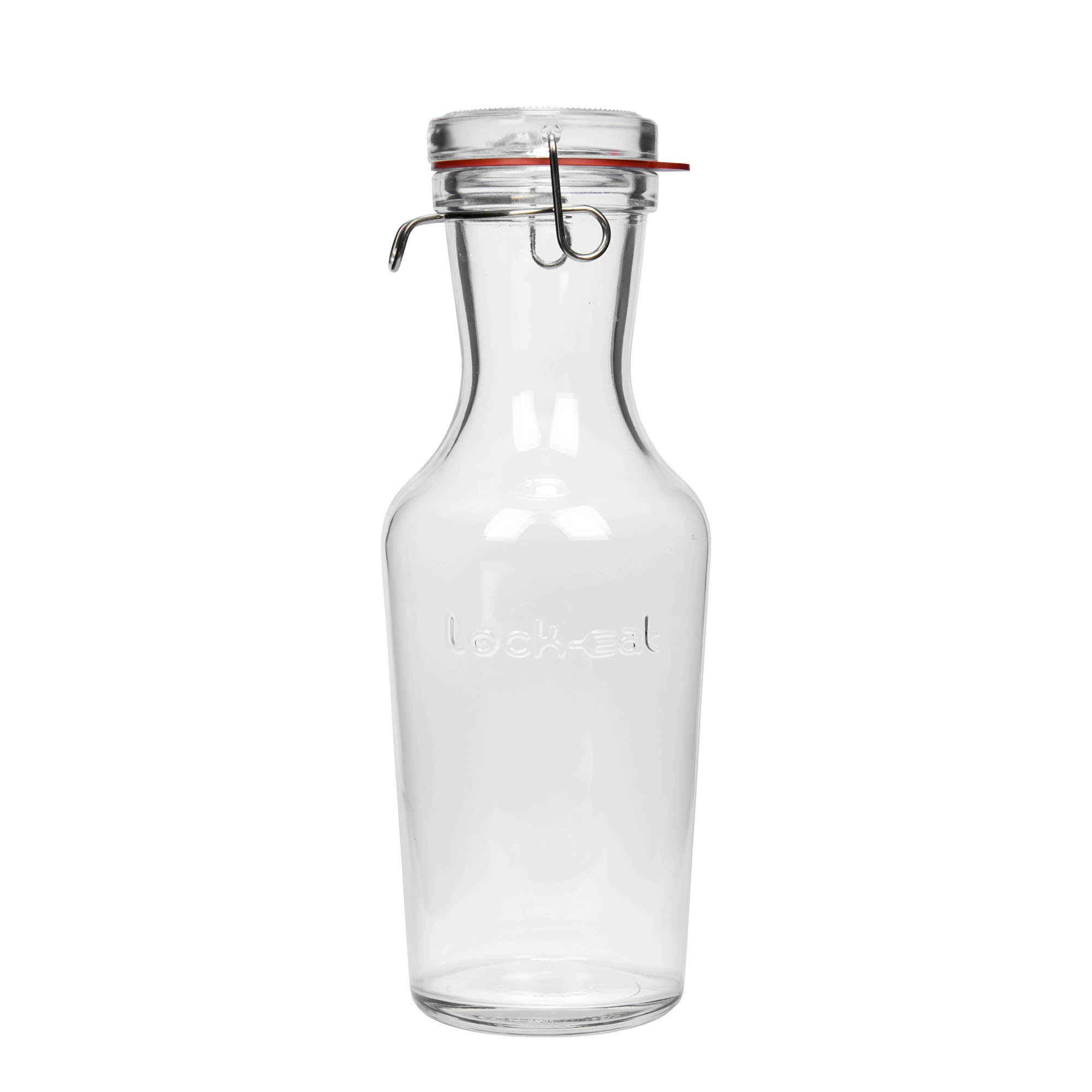 1.000 ml glaskaraffel 'Lock-Eat', åbning: trådlås