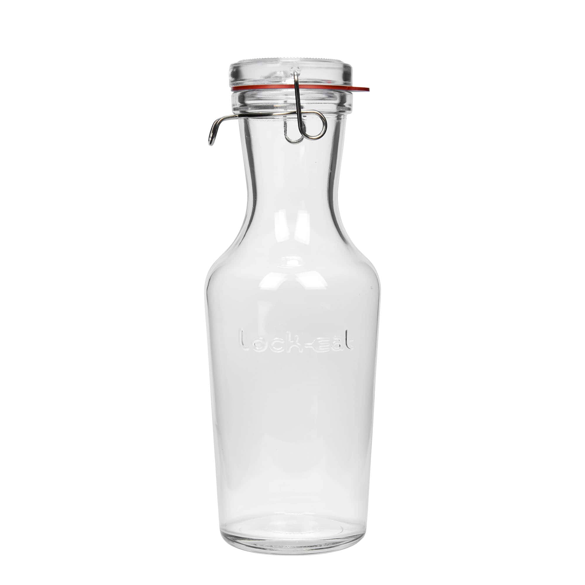 1.000 ml glaskaraffel »Lock-Eat«, åbning: trådlås