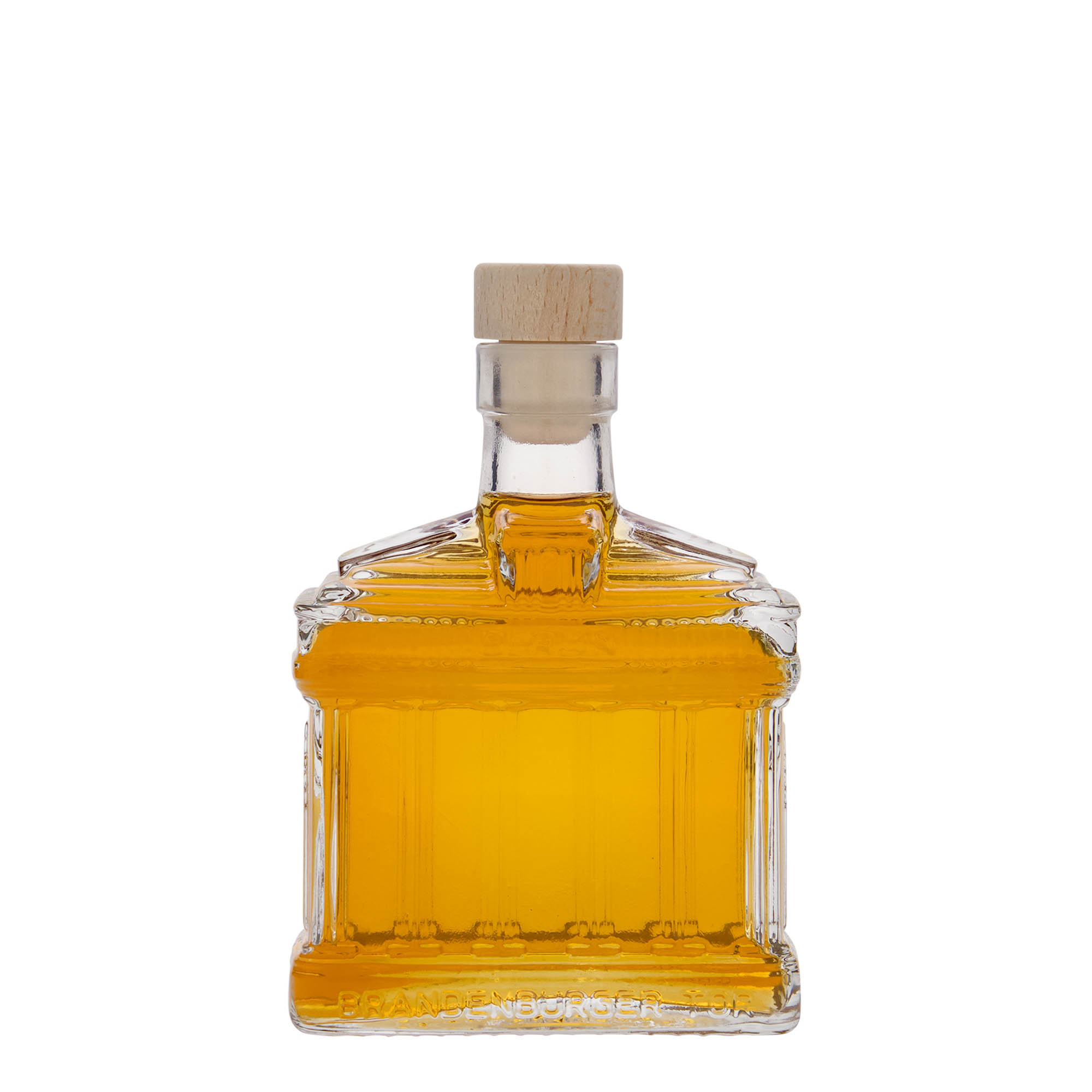 200 ml glasflaske 'Brandenburger Tor', åbning: kork