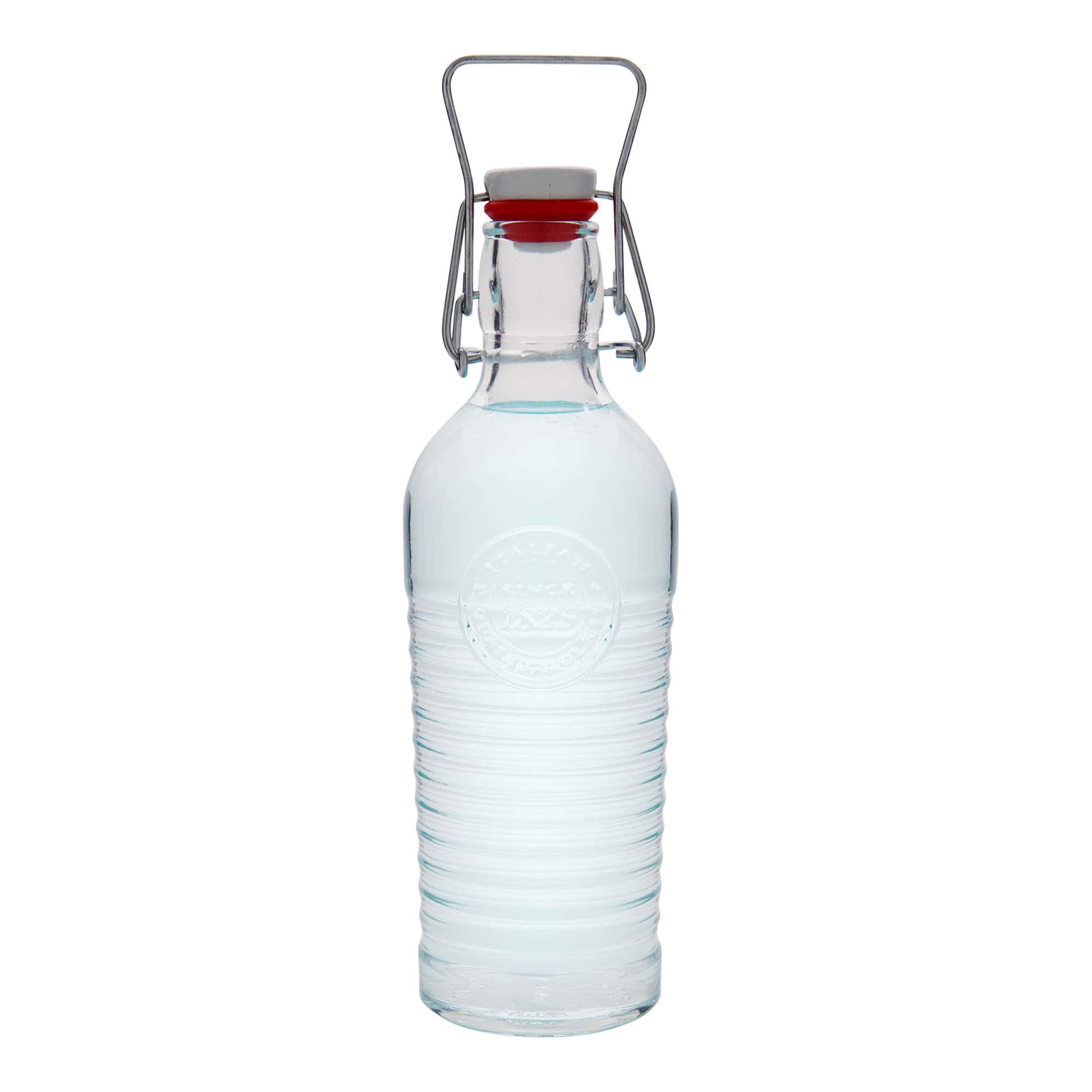 750 ml glasflaske 'Officina 1825', åbning: patentprop 750 ml glasflaske 'Officina 1825', åbning: patentprop