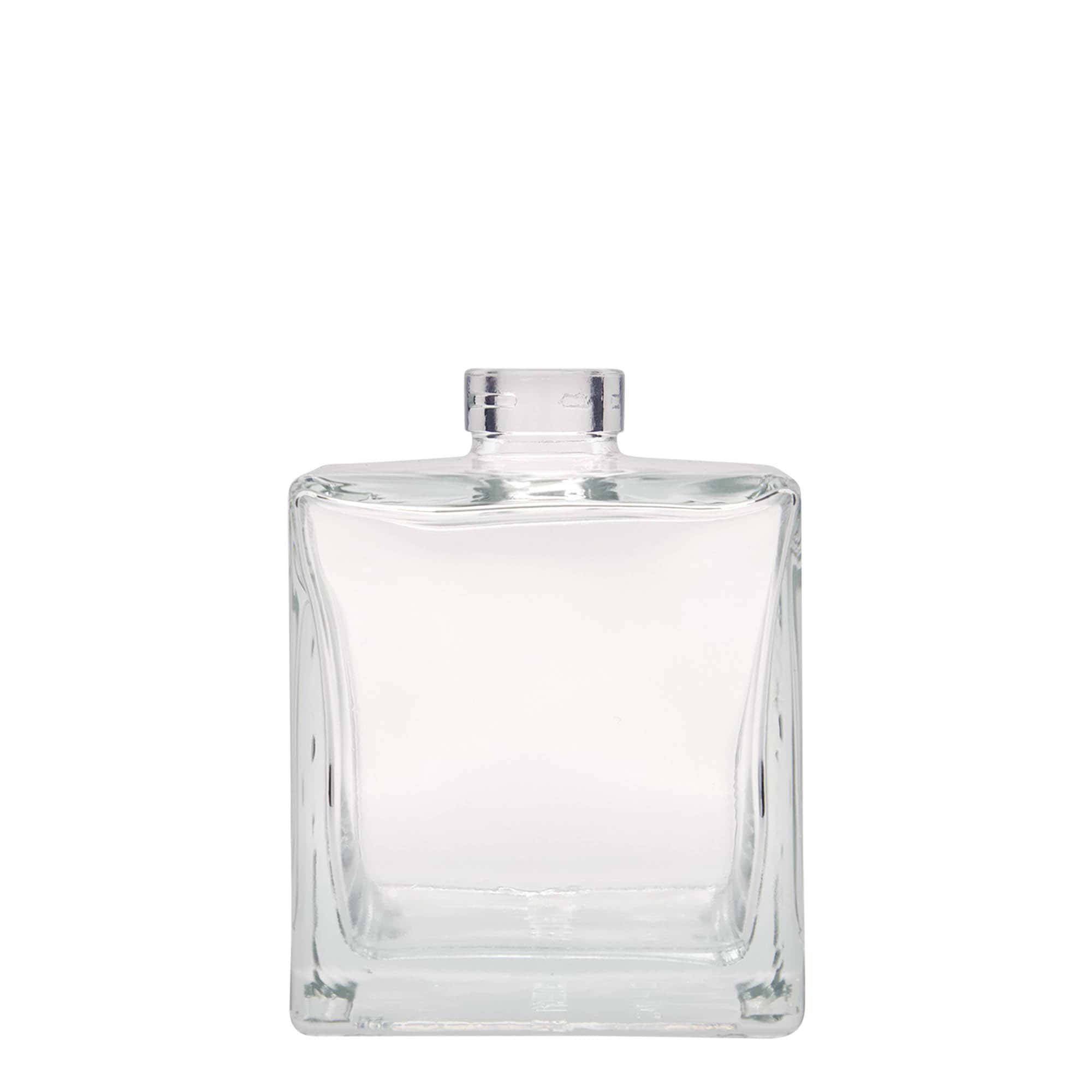 500 ml glasflaske 'Cube', kvadratisk, åbning: Kork 500 ml glasflaske 'Cube', kvadratisk, åbning: Kork