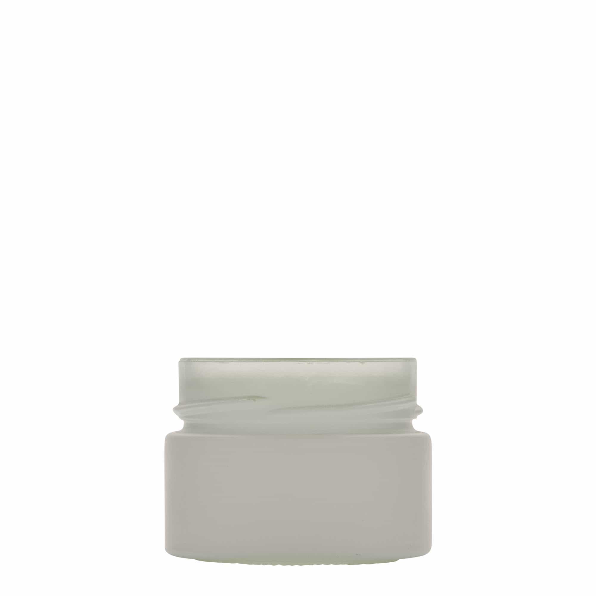 130 ml rundt glas »Aurora«, hvid, åbning: Deep-Twist-off (DTO 66)