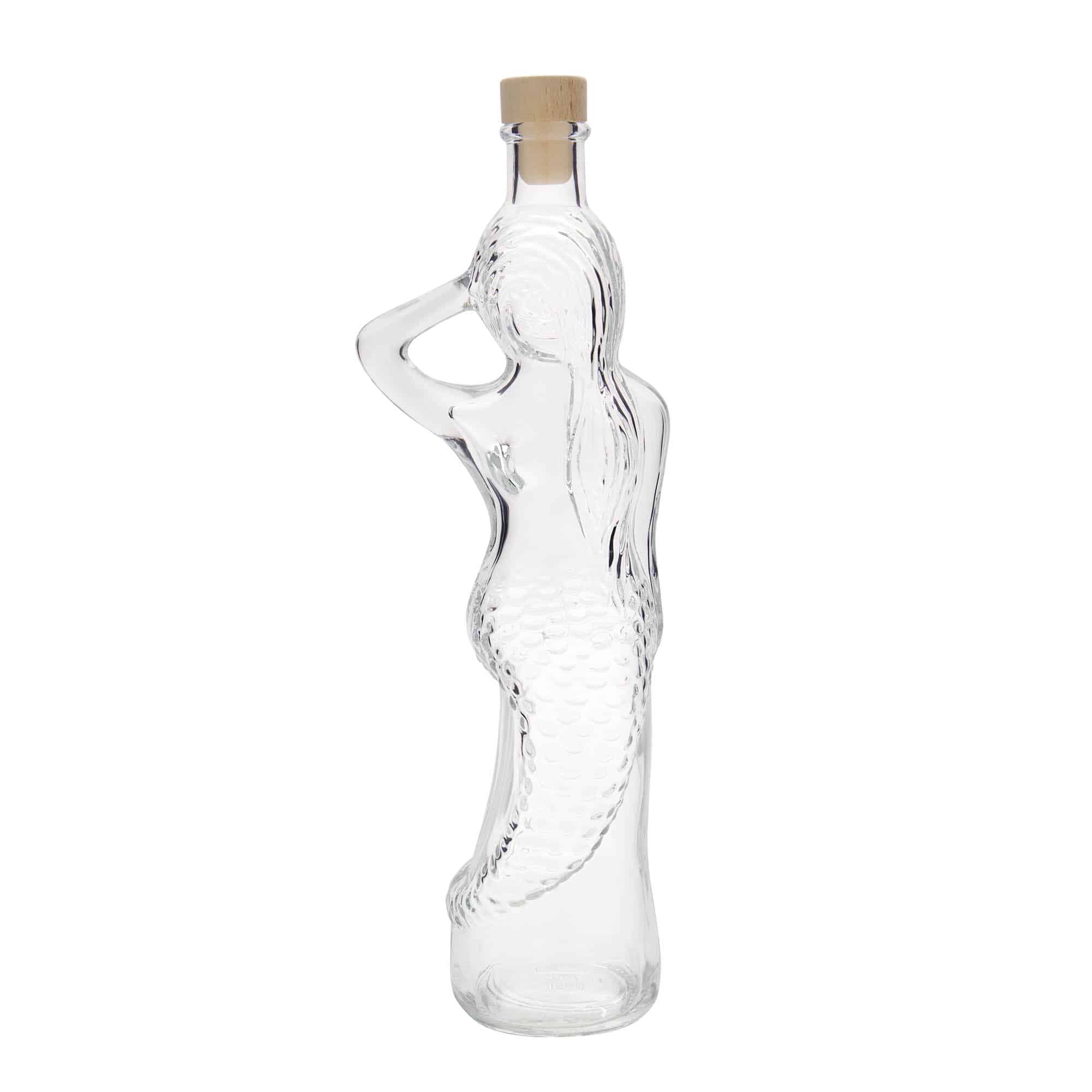 500 ml glasflaske 'Havfrue', åbning: Kork