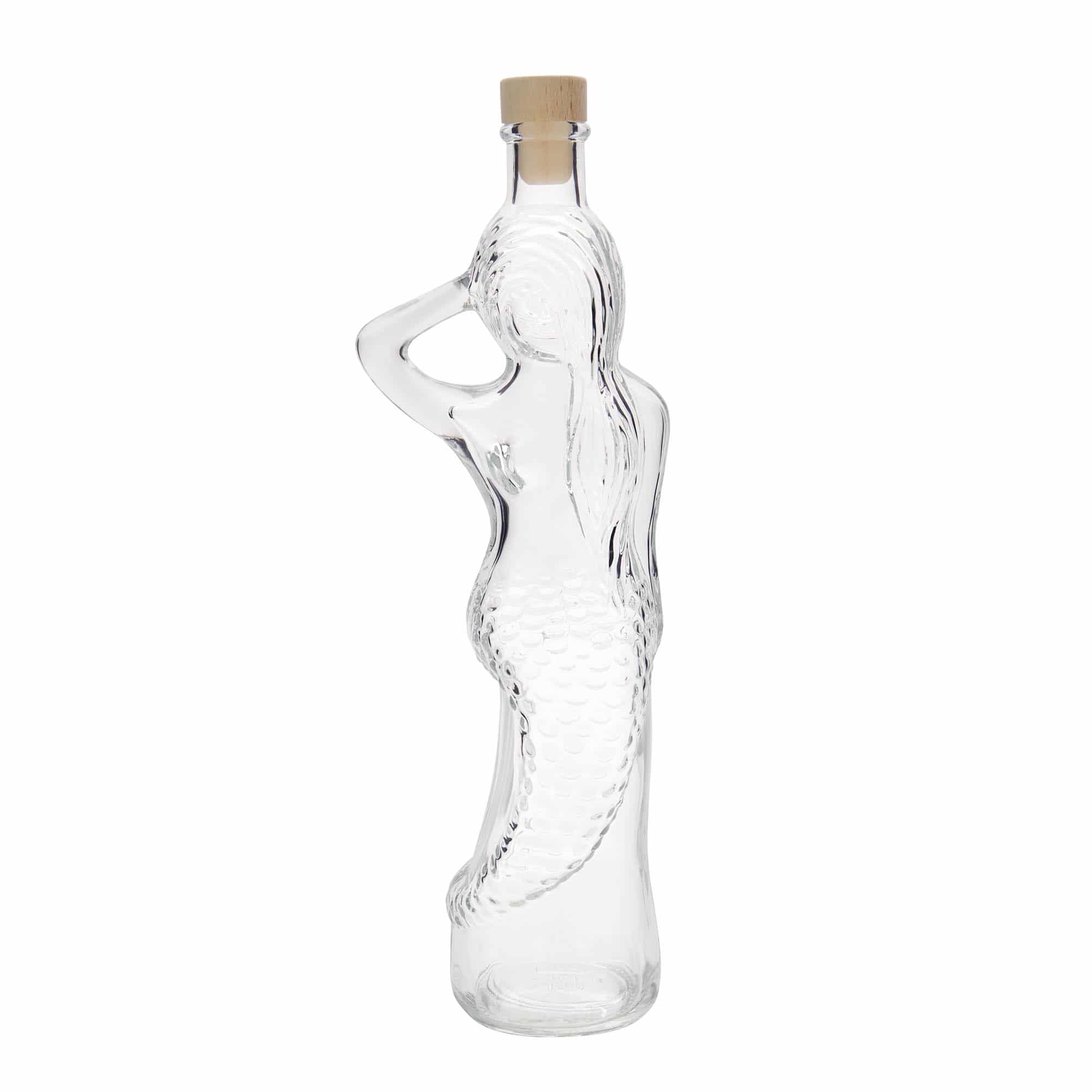 500 ml glasflaske »Havfrue«, åbning: kork