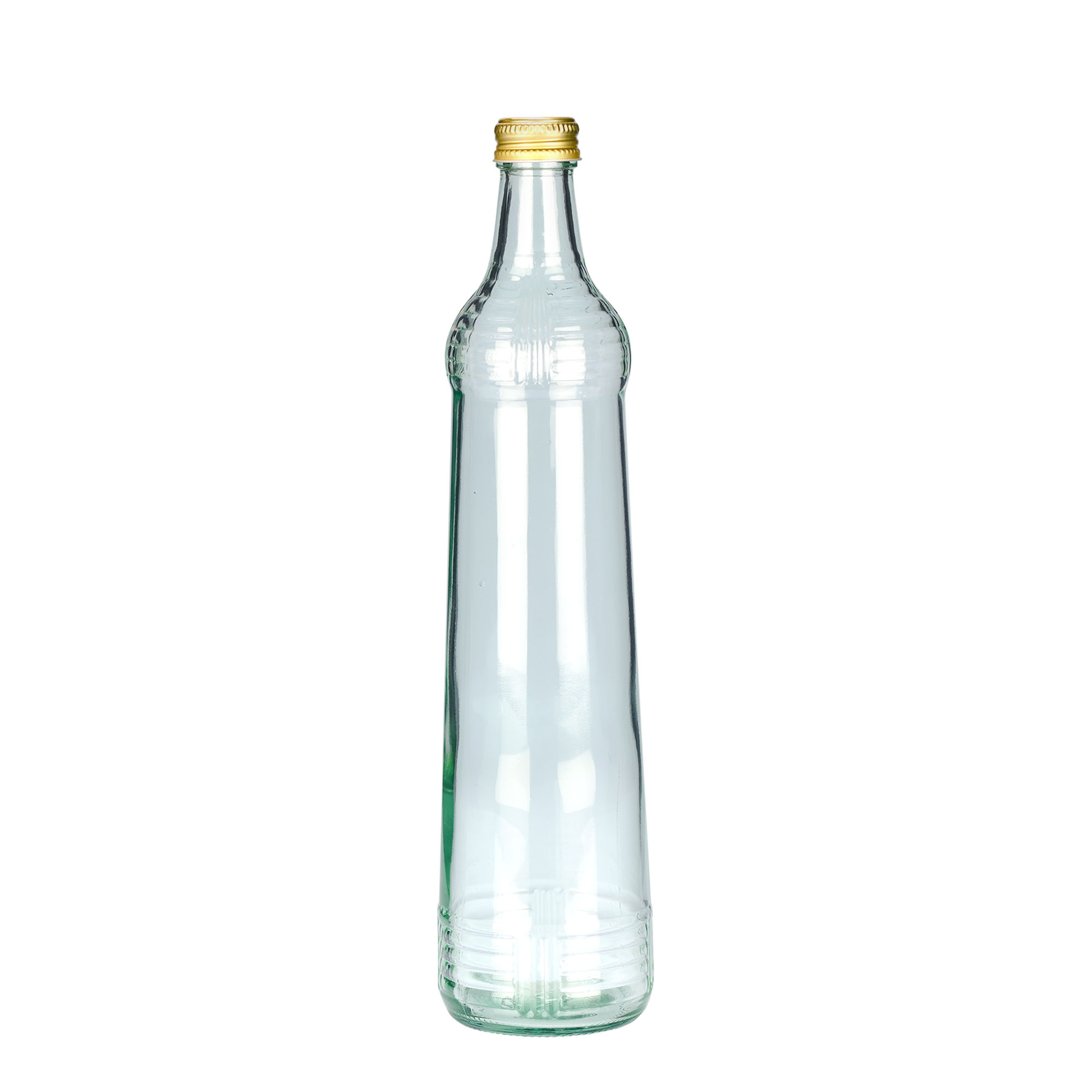 700 ml glasflaske vodka Zwiebelturm, munding: PP 28