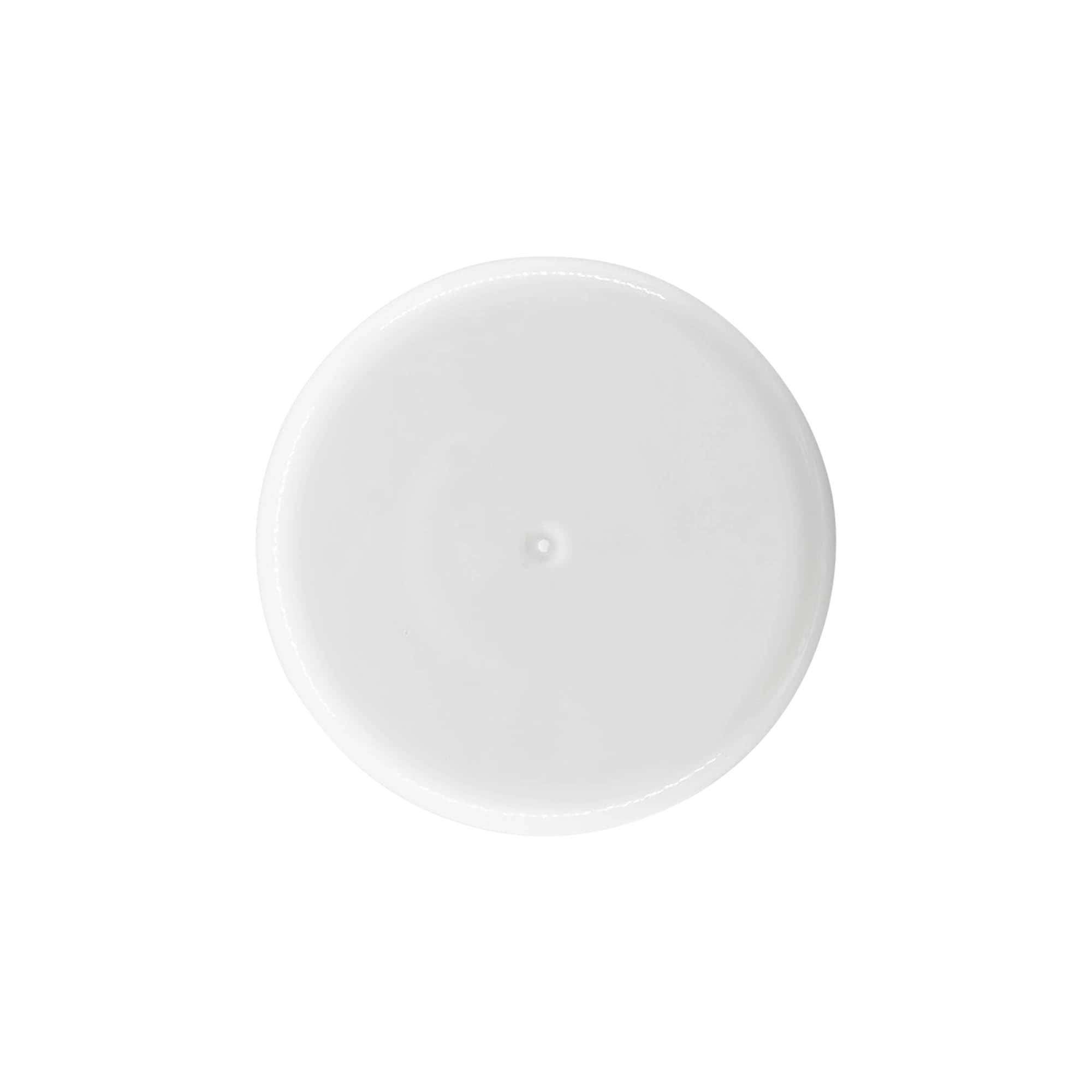 Skruelåg rund flaske med sprøjteindsats, PE-plast, hvid, til åbning: GL 22 Skruelåg rund flaske med sprøjteindsats, PE-plast, hvid, til åbning: GL 22
