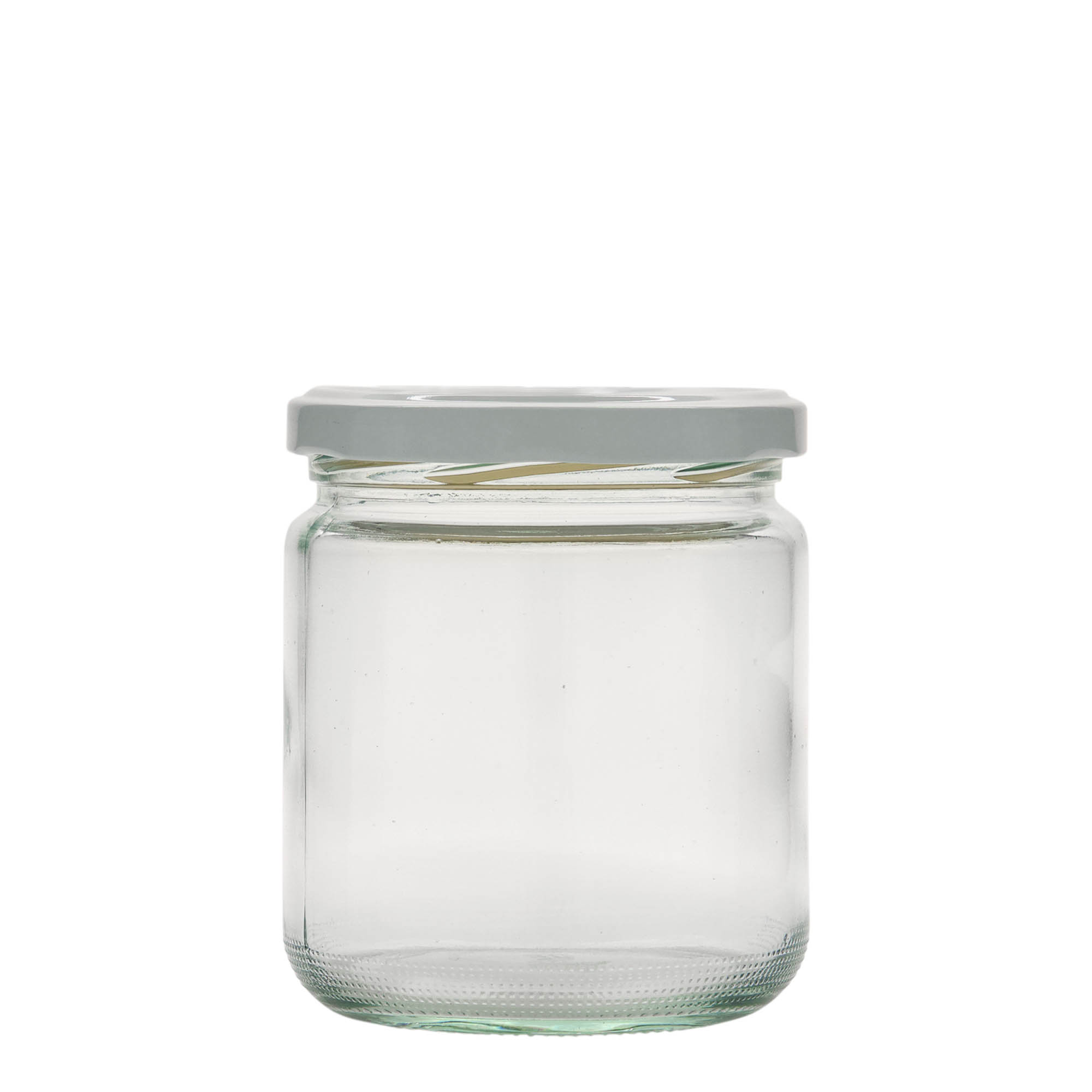 440 ml rundt glas, åbning: twist-off (TO 82)