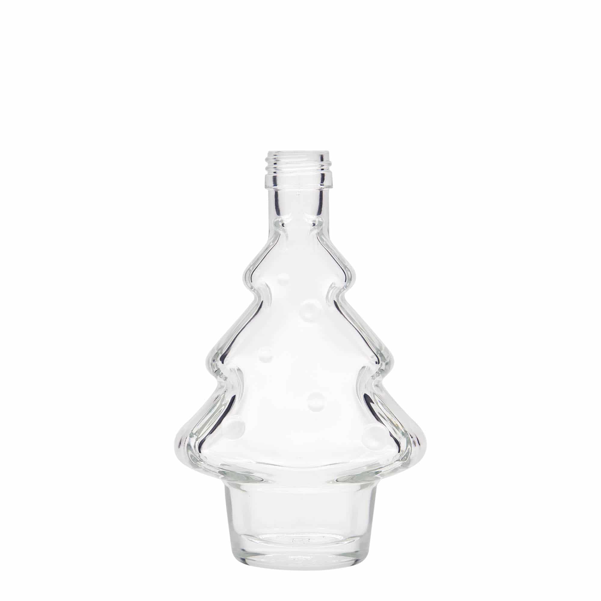 200 ml glasflaske 'Juletræ', åbning: PP 28 200 ml glasflaske 'Juletræ', åbning: PP 28