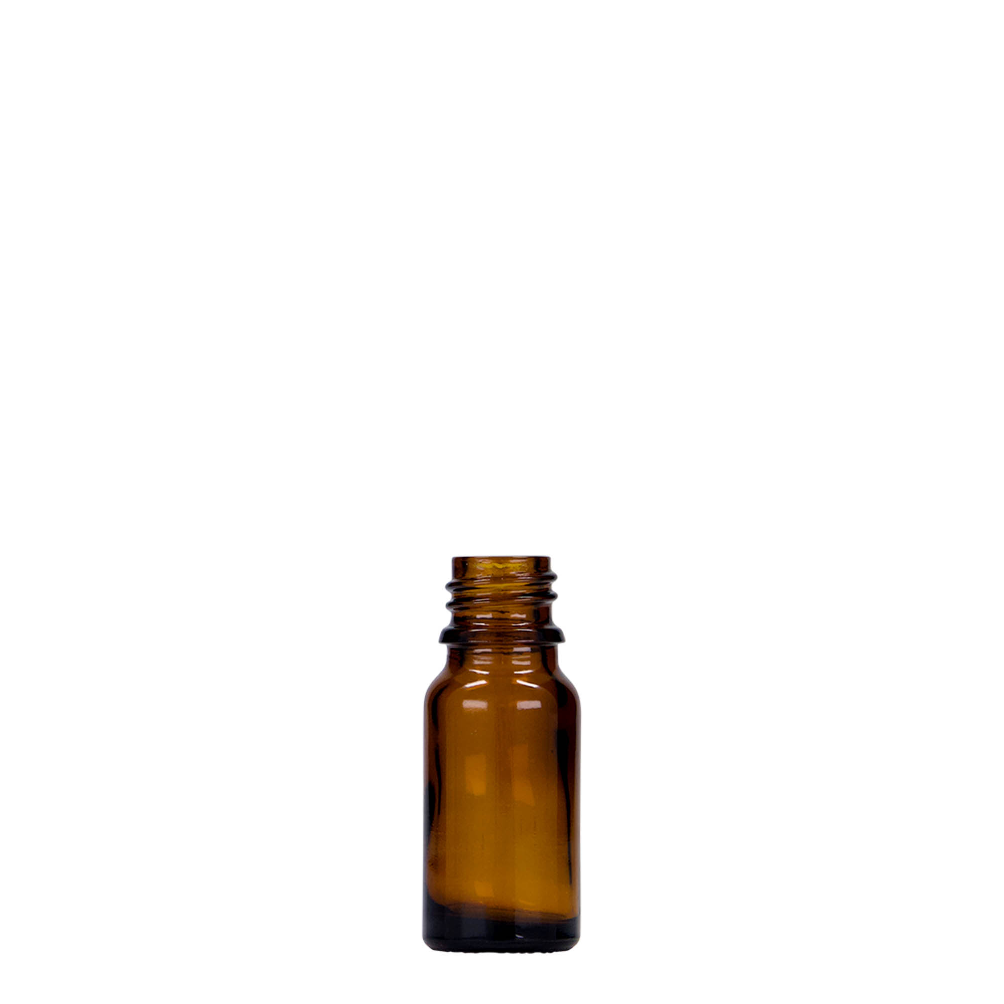 10 ml medicinflaske, glas, brun, åbning: DIN 18 10 ml medicinflaske, glas, brun, åbning: DIN 18