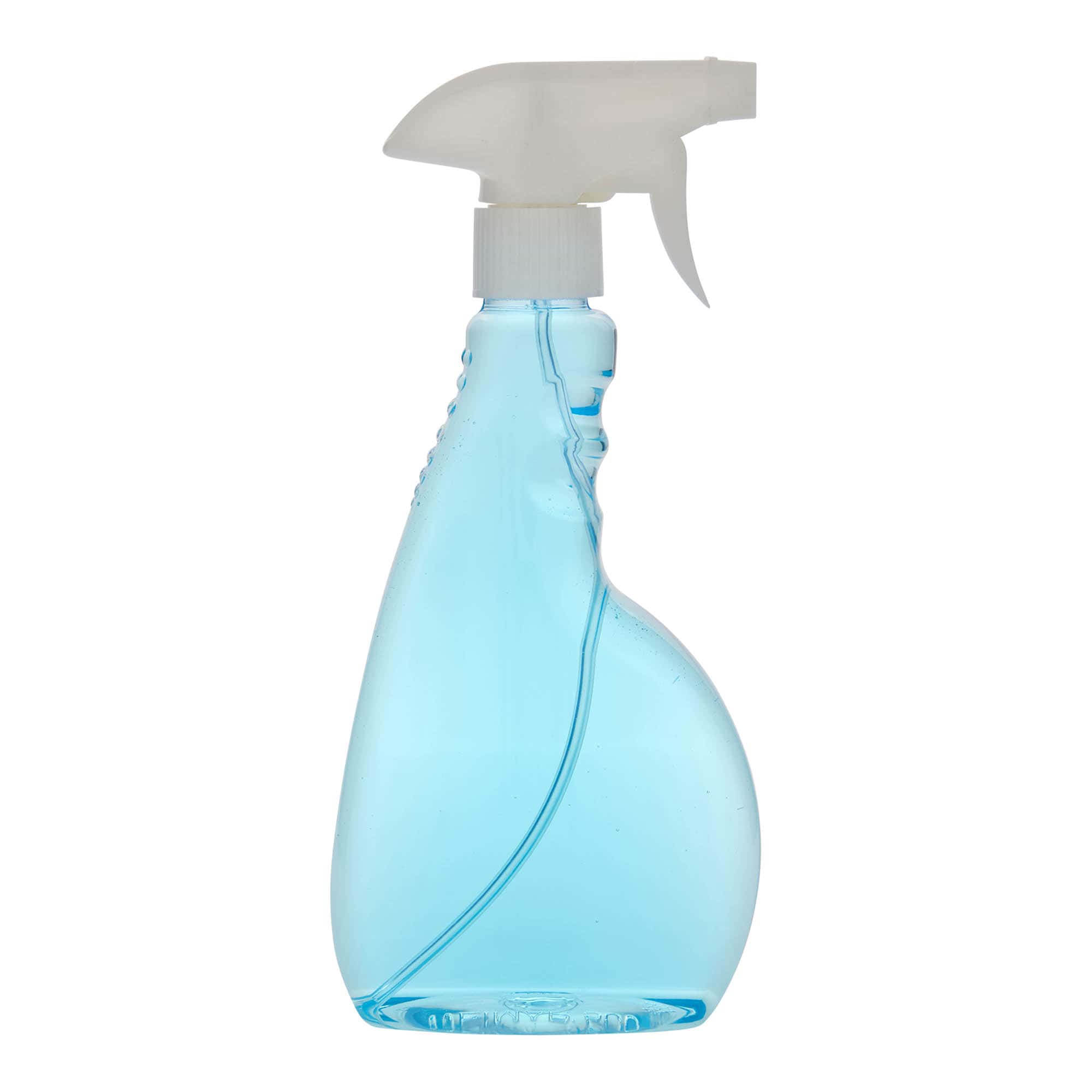 500 ml PET-sprøjteflaske 'Piccobello', firkantet, plast, åbning: Skruelåg