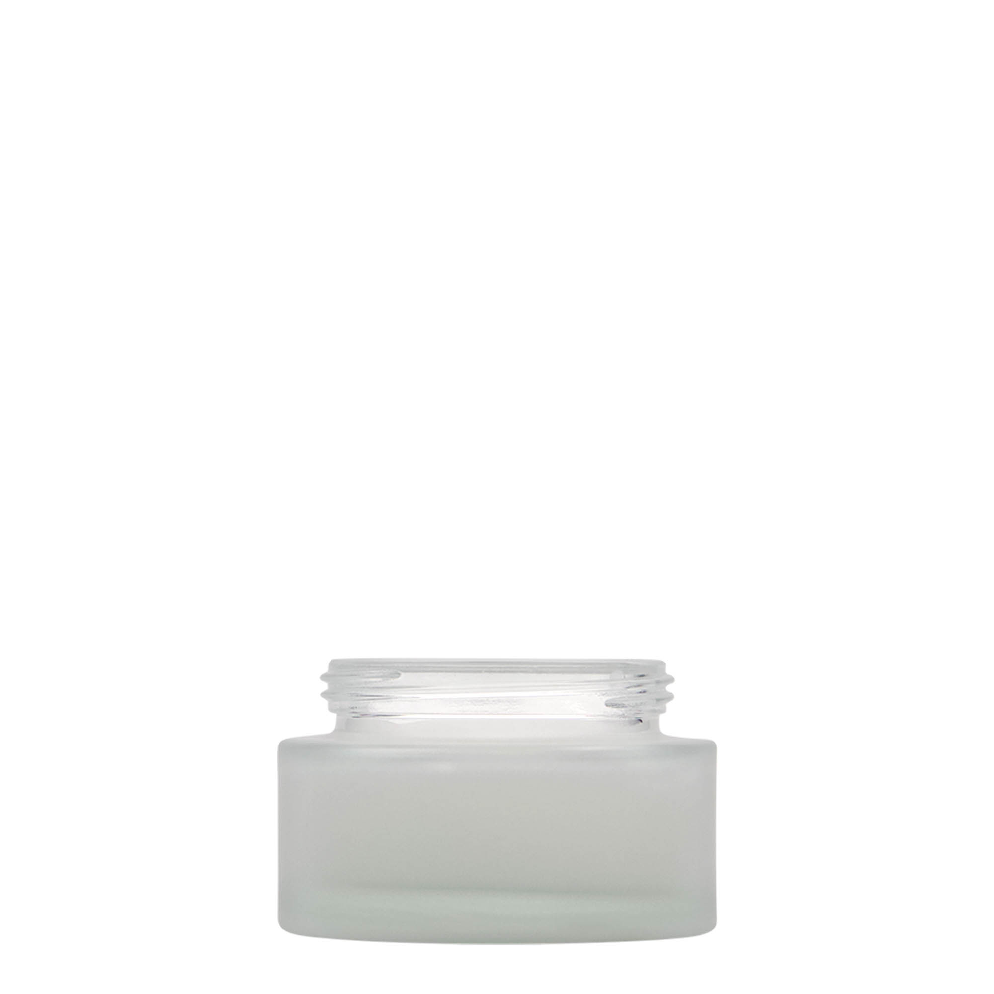 50 ml krukke 'Platin Edition', glas, frostet, åbning: skruelåg 50 ml krukke 'Platin Edition', glas, frostet, åbning: skruelåg