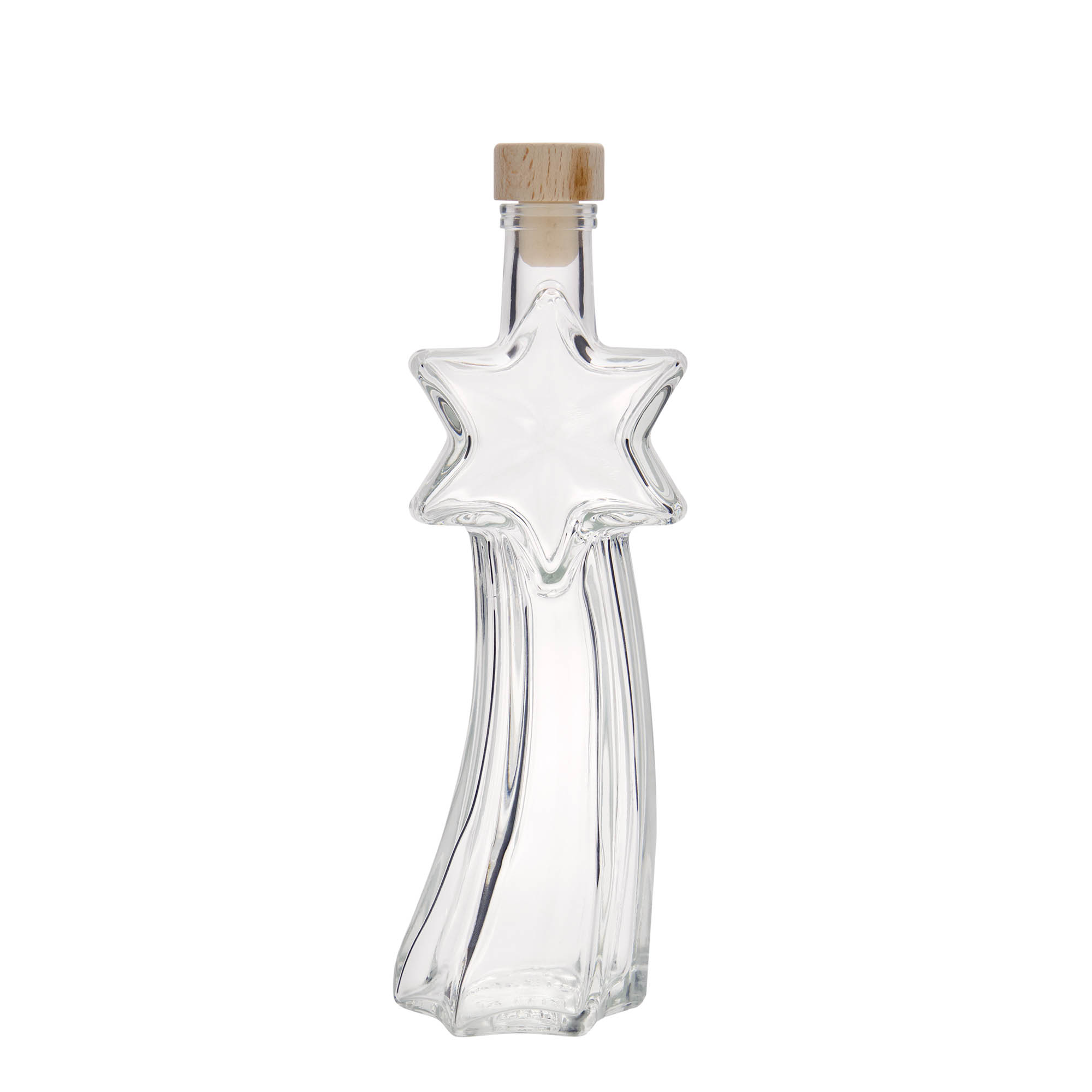 200 ml glasflaske 'Stjerneskud', åbning: kork 200 ml glasflaske 'Stjerneskud', åbning: kork