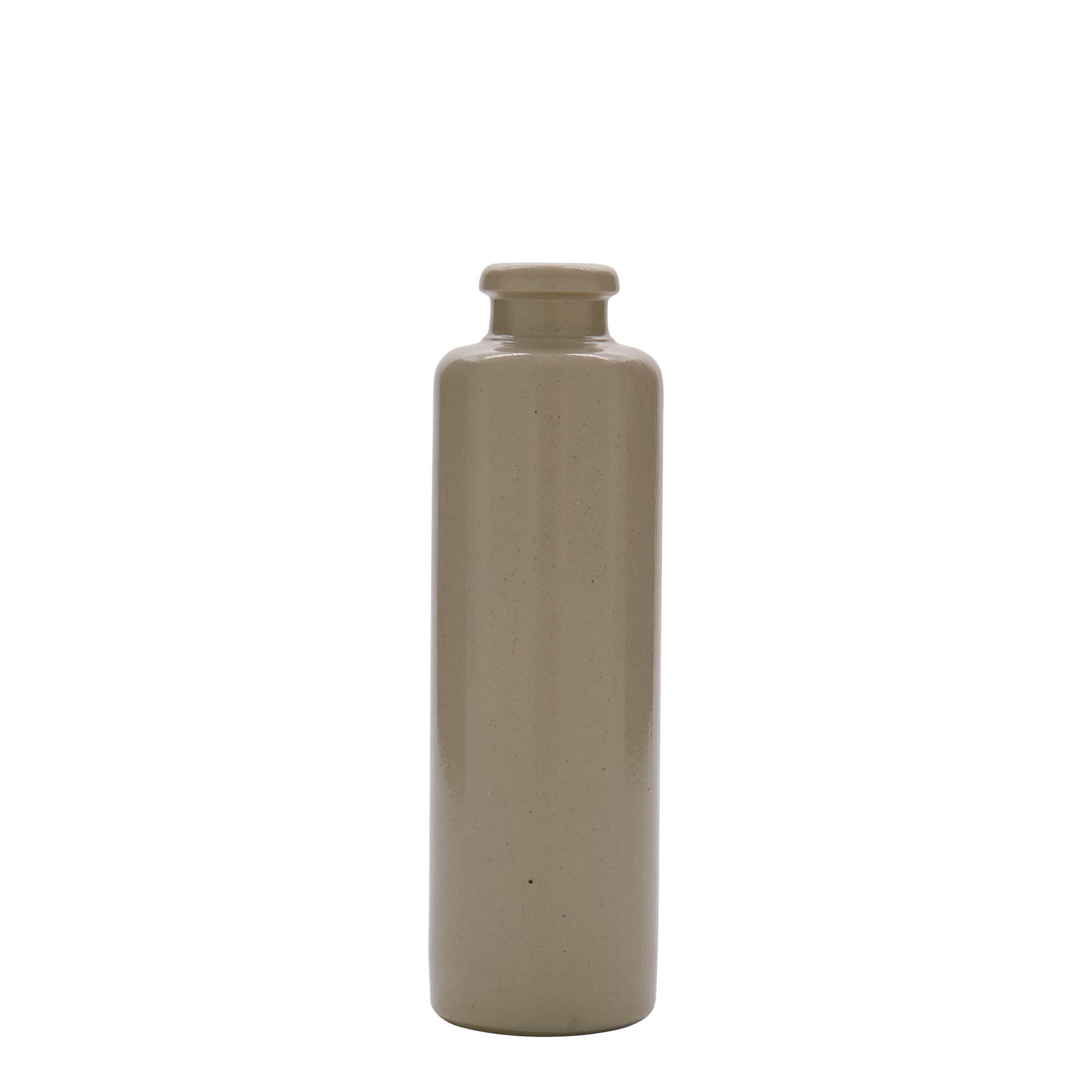 200 ml tonkrukke, stentøj, beige, åbning: kork