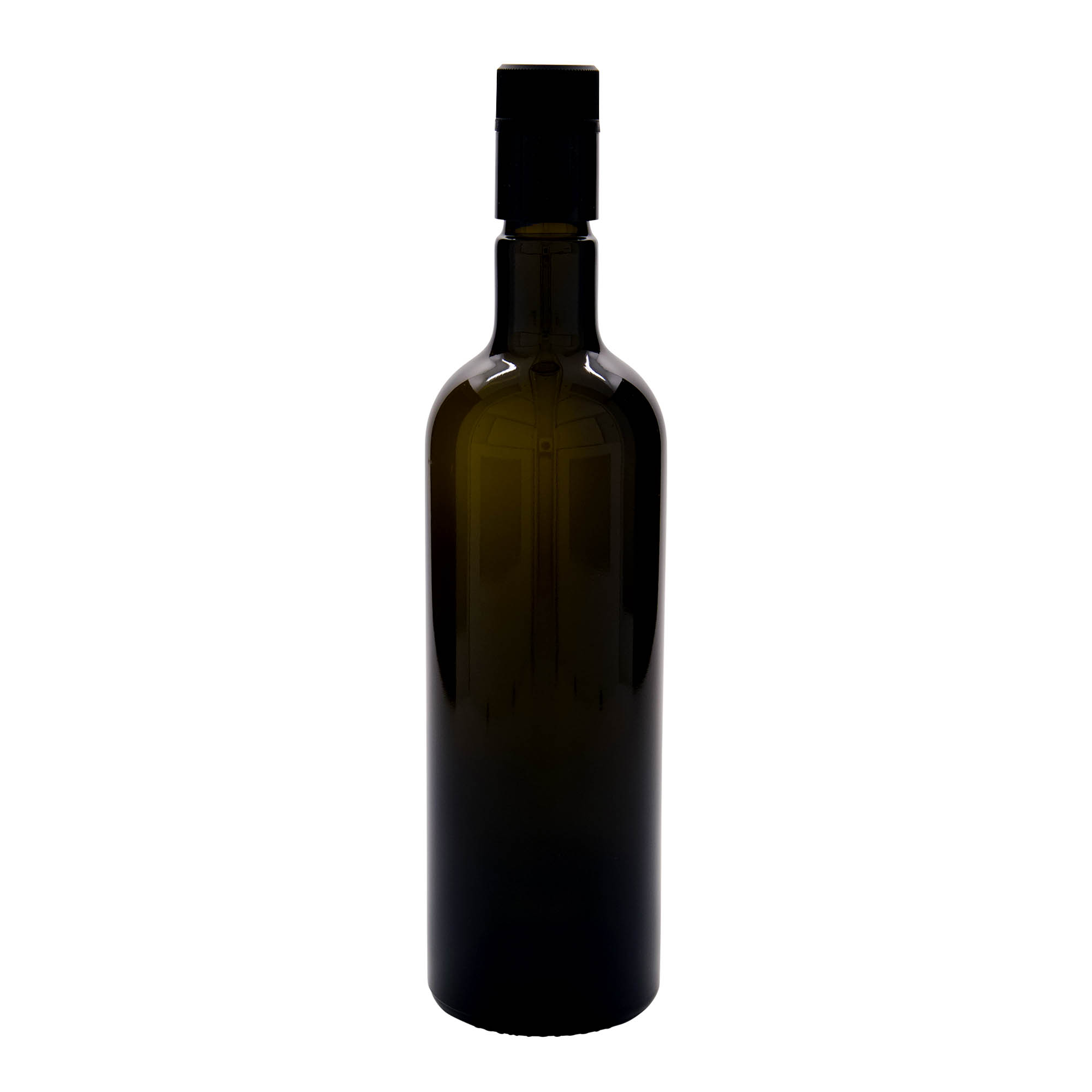 750 ml eddike-/olieflaske 'Willy New', glas, antikgrøn, åbning: DOP 750 ml eddike-/olieflaske 'Willy New', glas, antikgrøn, åbning: DOP