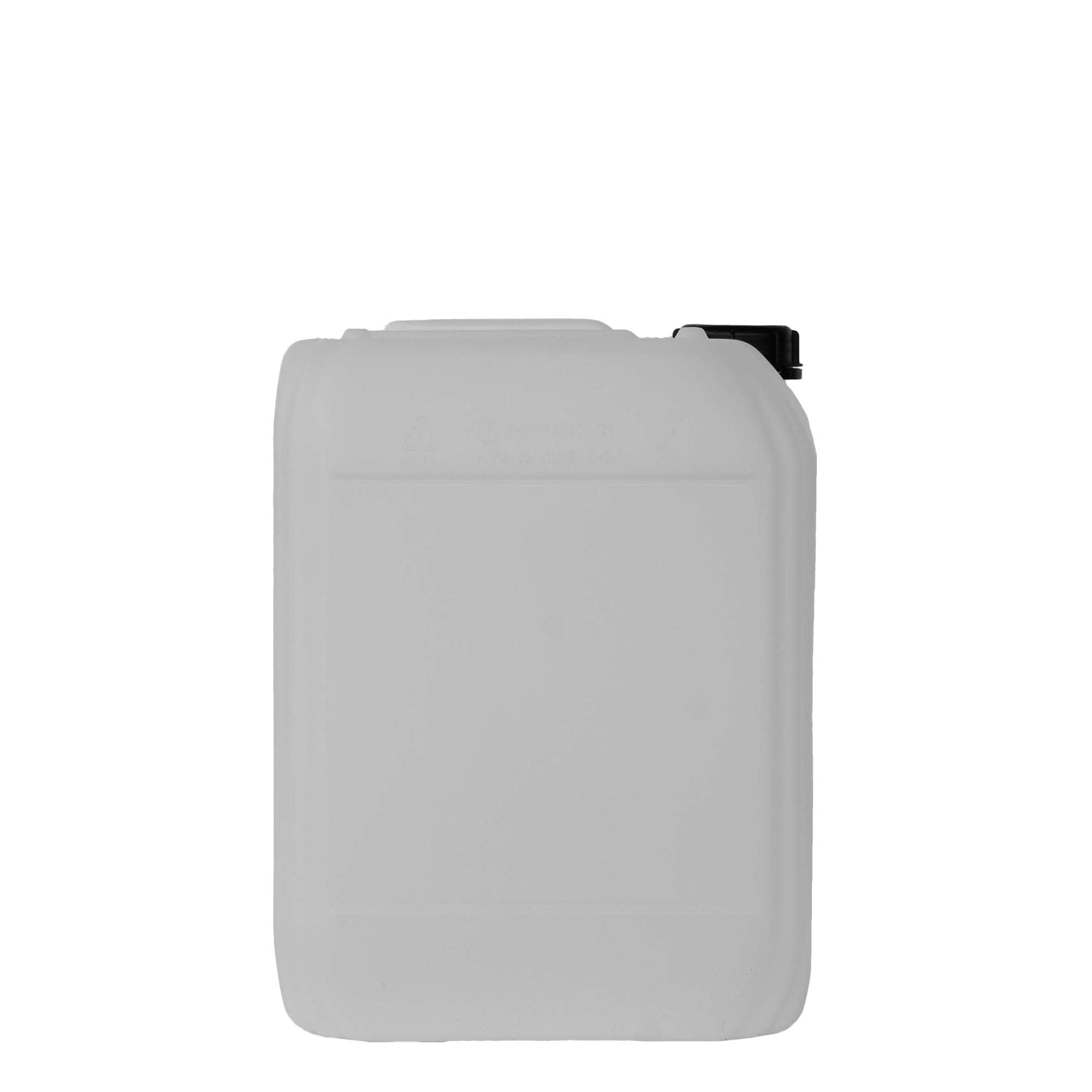 20 l dunk, rektangulær, HDPE-plast, natur, åbning: ND 60 20 l dunk, rektangulær, HDPE-plast, natur, åbning: ND 60