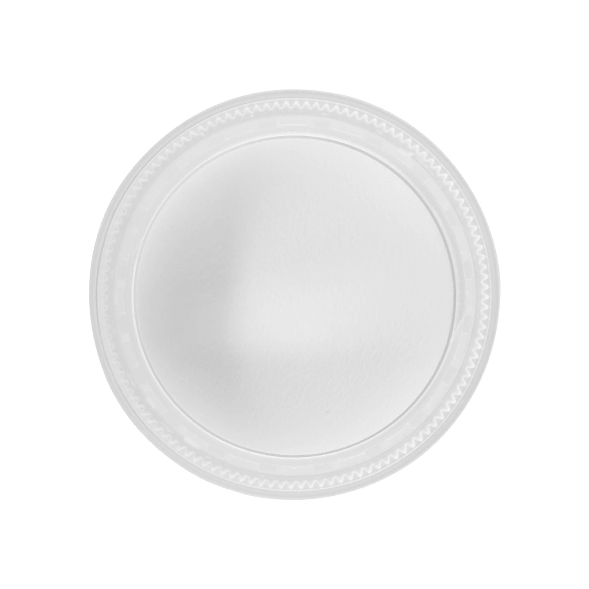 Skruelåg 'Clear/Platin Edition', PP-plast, hvid, til munding: 53/2P
