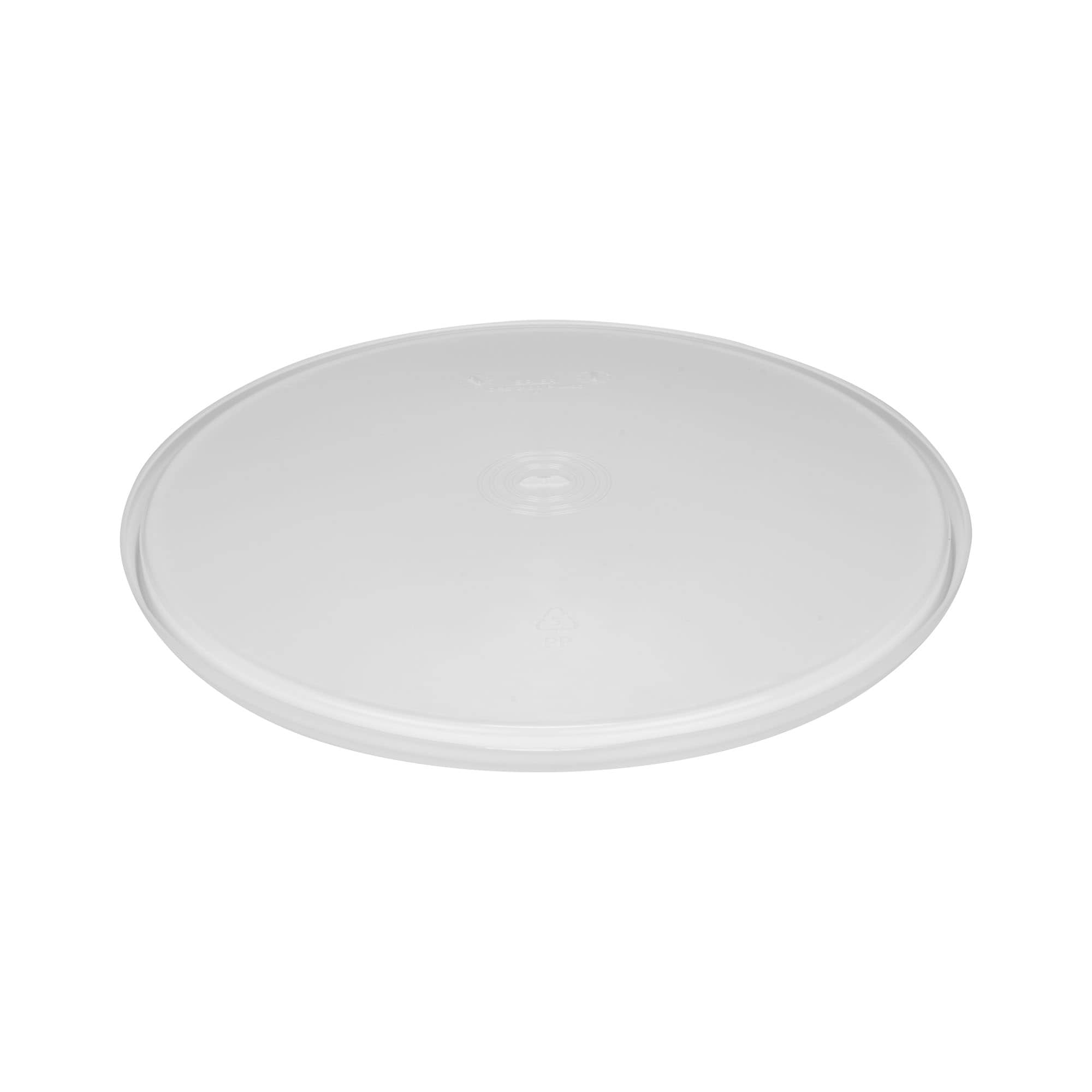 Låg til 20 l spand, PP-plast, hvid