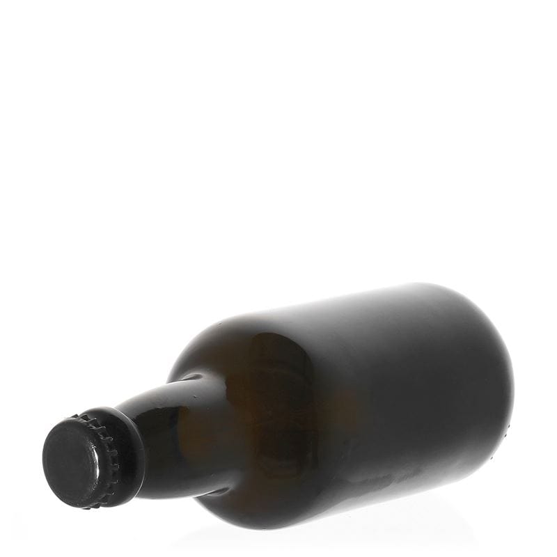 330 ml ølflaske 'Era', glas, antikgrøn, åbning: kapsel