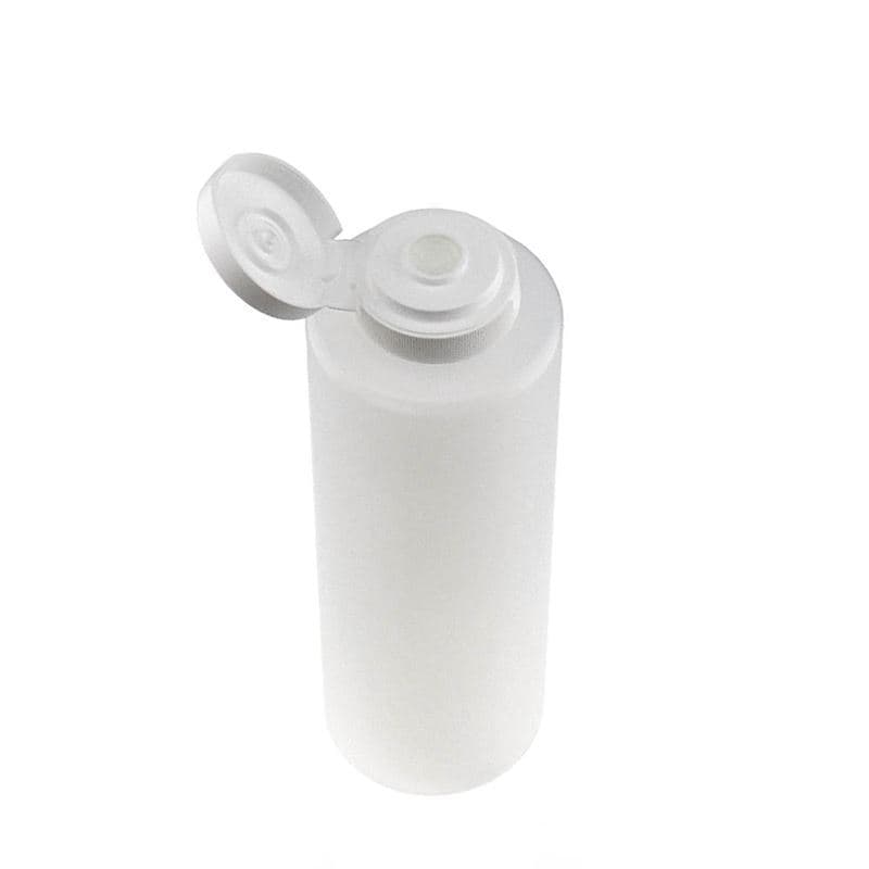 500 ml sovseflaske, LDPE-plast, natur, åbning: GPI 38/400