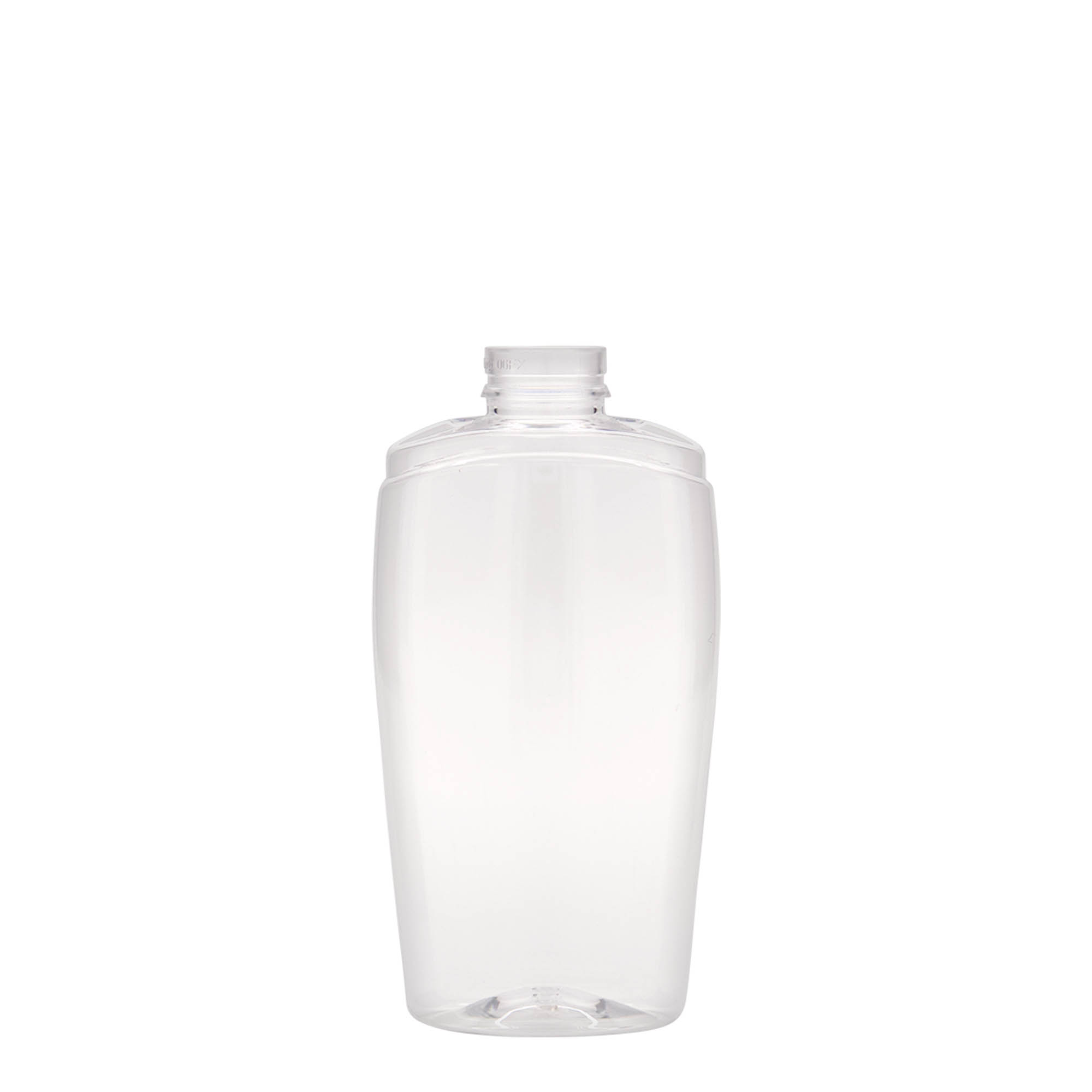 200 ml PET-flaske 'Squeeze', oval, plastik