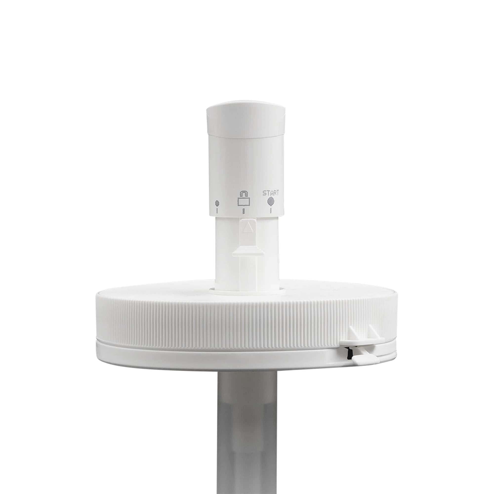 Dispenserpumpe til 1.240 ml 'Securibox', PE-plast, hvid, til åbning: skruelåg