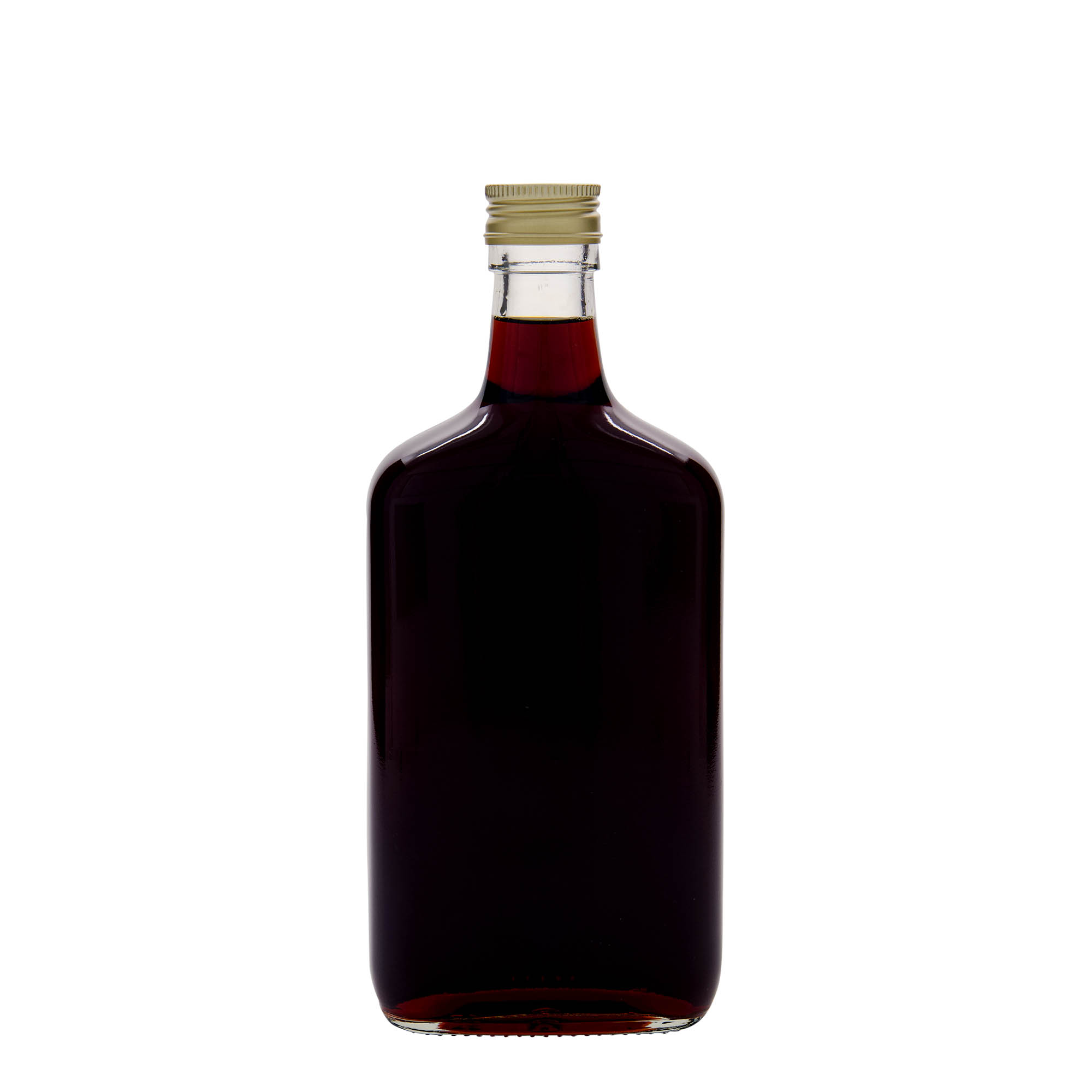 700 ml glasflaske 'Amaretto', rektangulær, åbning: PP 31,5