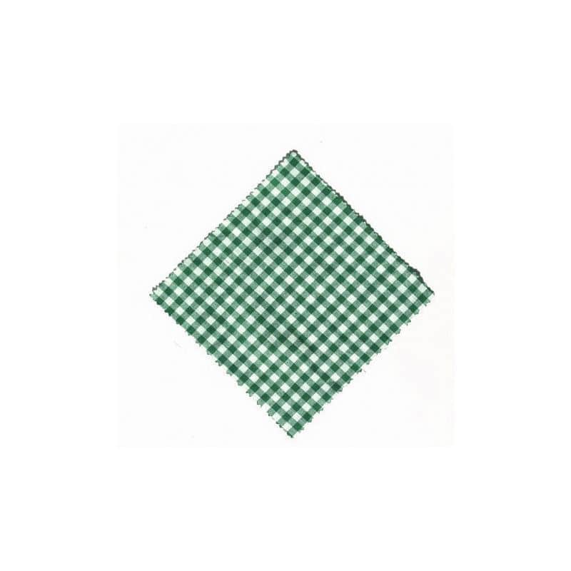 Stofservietter, ternet 15x15, kvadratisk, tekstil, mørkegrøn, åbning: TO58-TO82