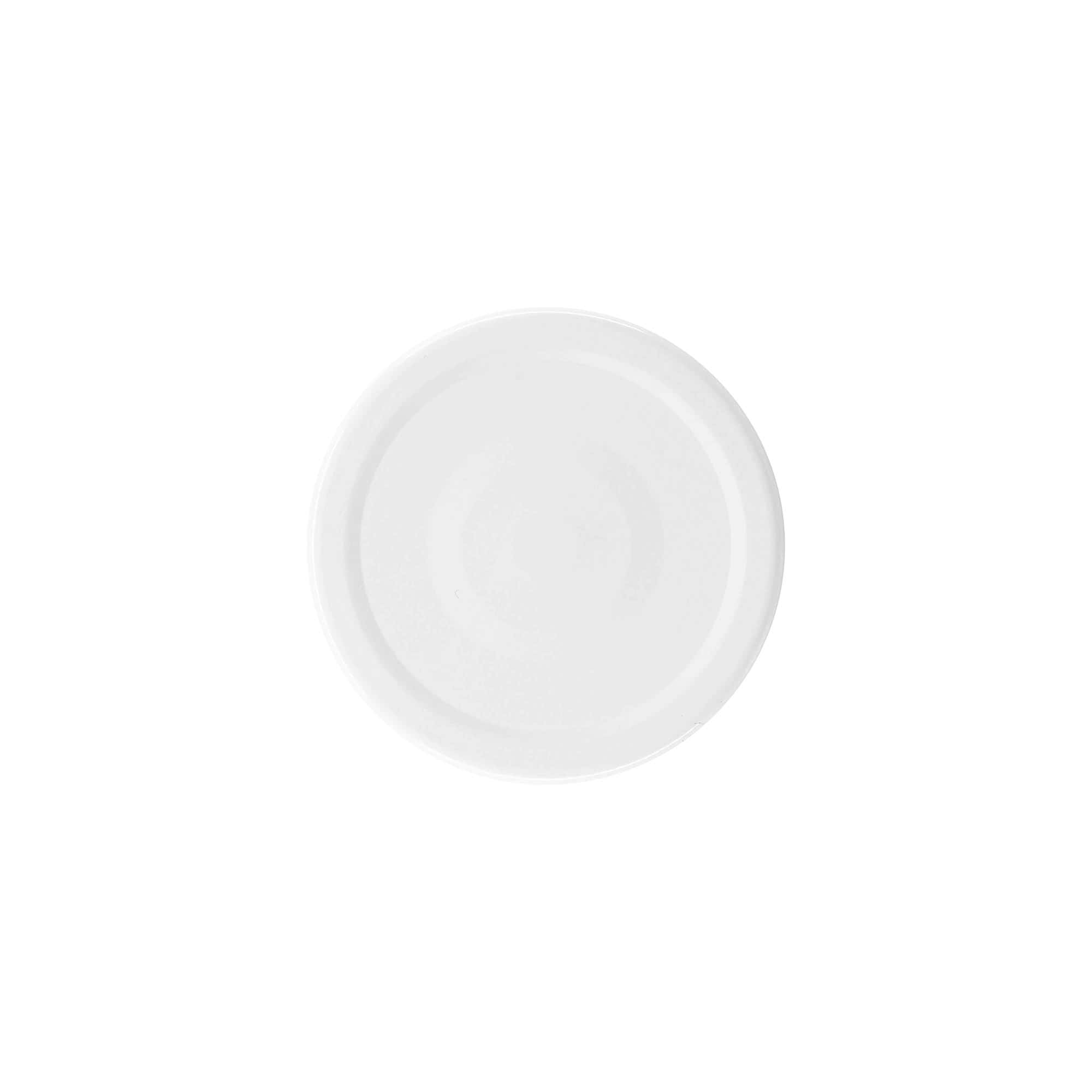 Deep-Twist-Off-låg, hvidblik, hvid, til åbning: Deep-TO 66 Deep-Twist-Off-låg, hvidblik, hvid, til åbning: Deep-TO 66