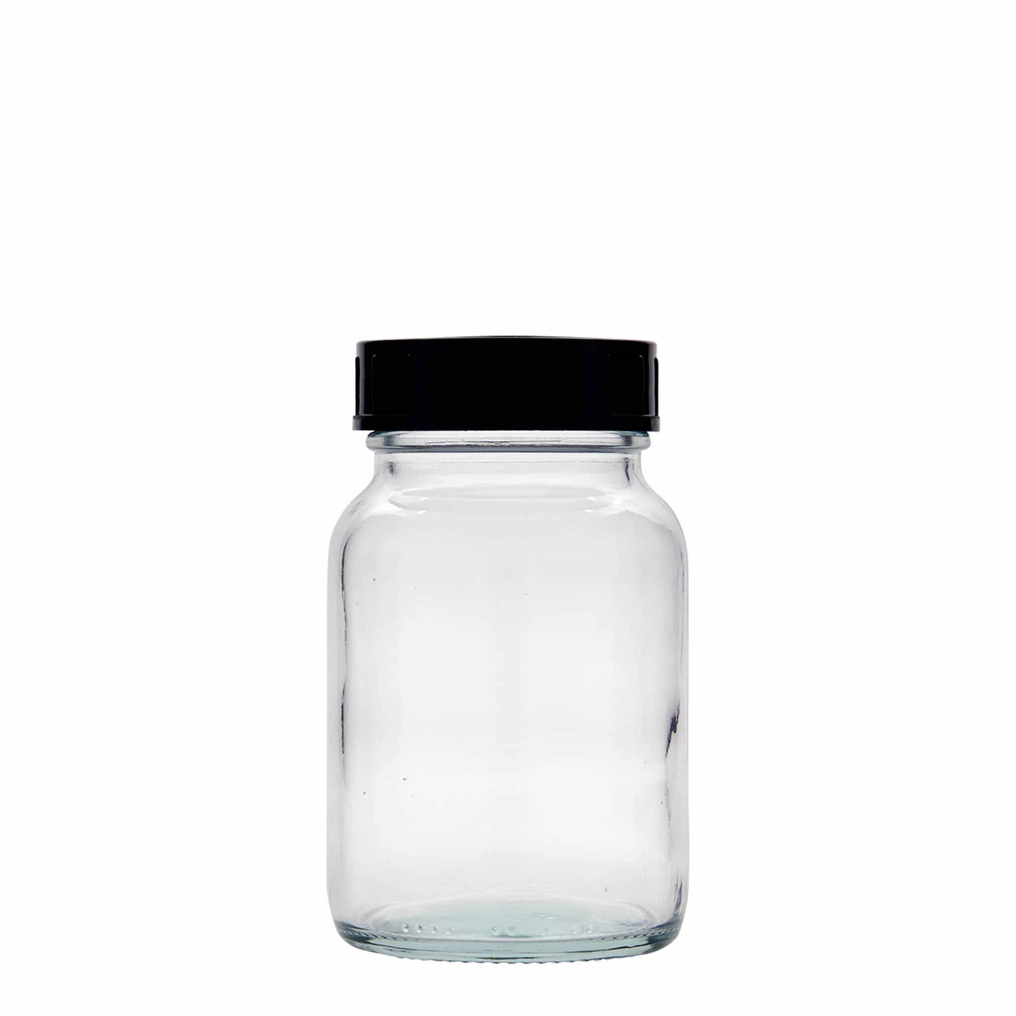 250 ml bredhalset glas, åbning: DIN 55