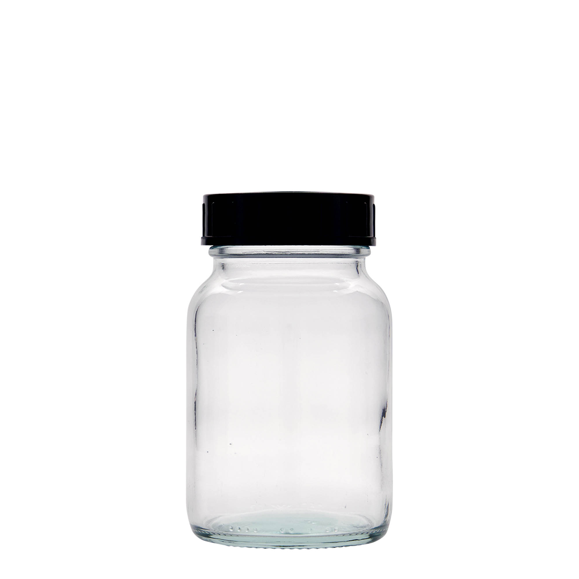 250 ml bredhalsglas, åbning: DIN 55 250 ml bredhalsglas, åbning: DIN 55