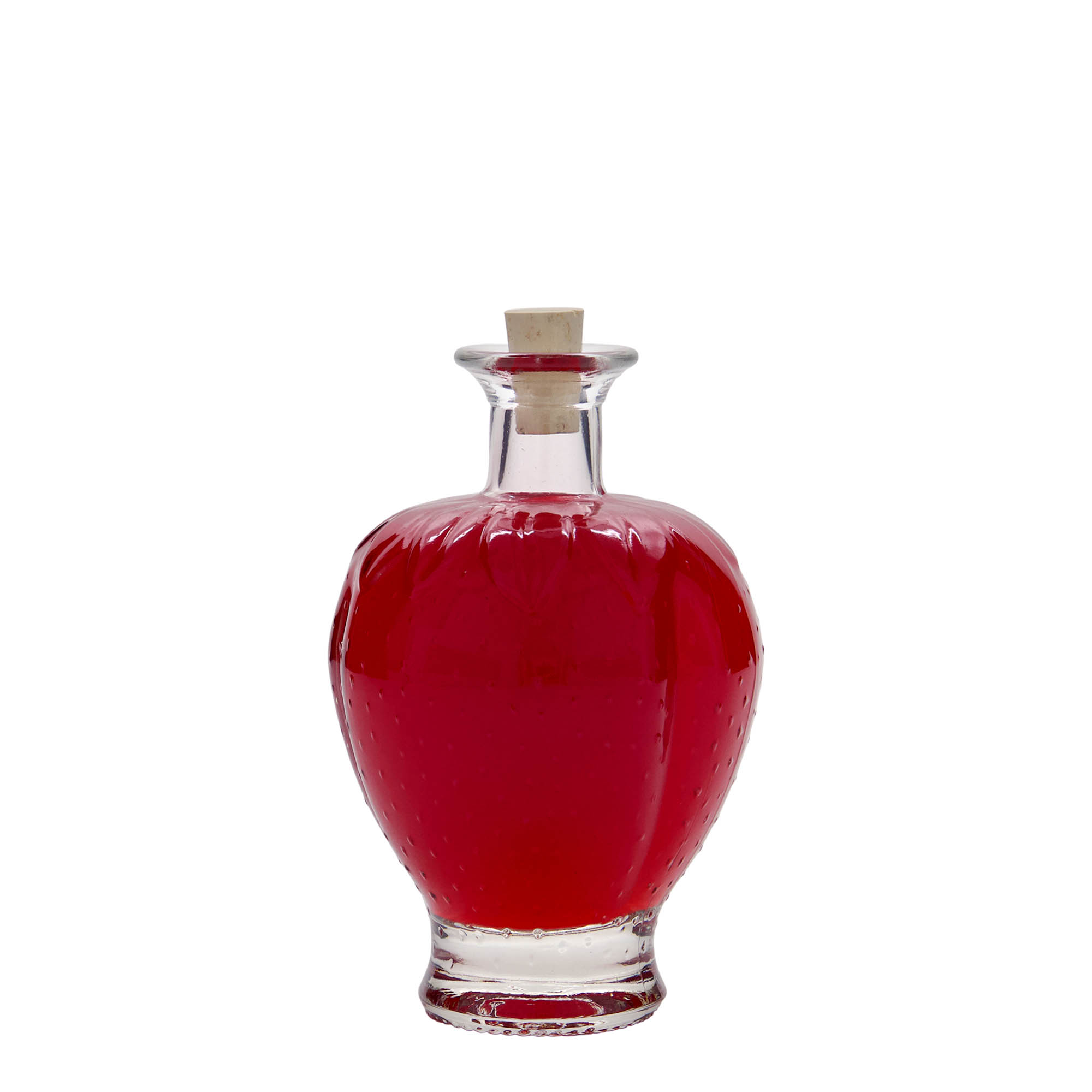 200 ml glasflaske 'Jordbær', åbning: Kork 200 ml glasflaske 'Jordbær', åbning: Kork