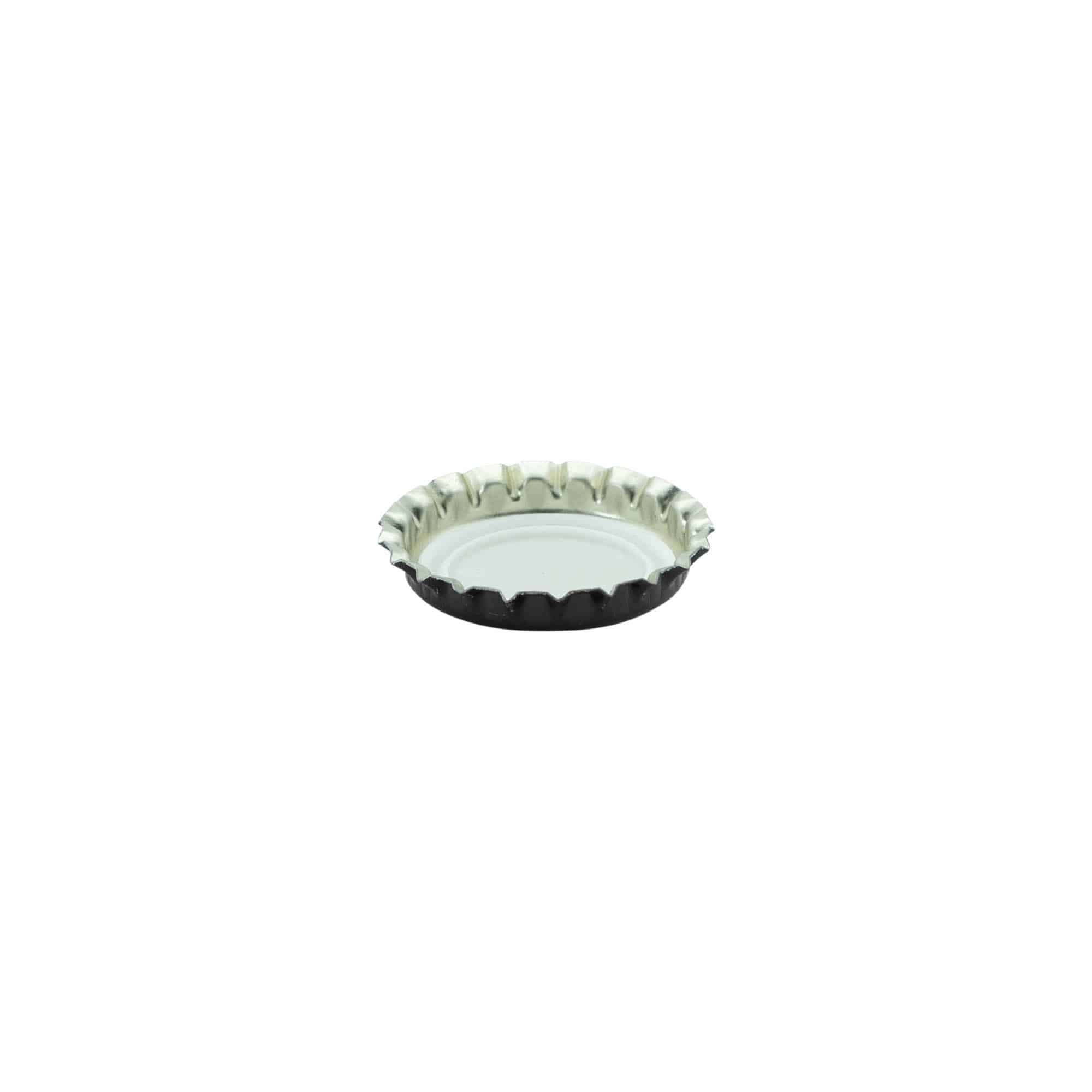 Kronekapsel 26 mm, metal, sort Kronekapsel 26 mm, metal, sort