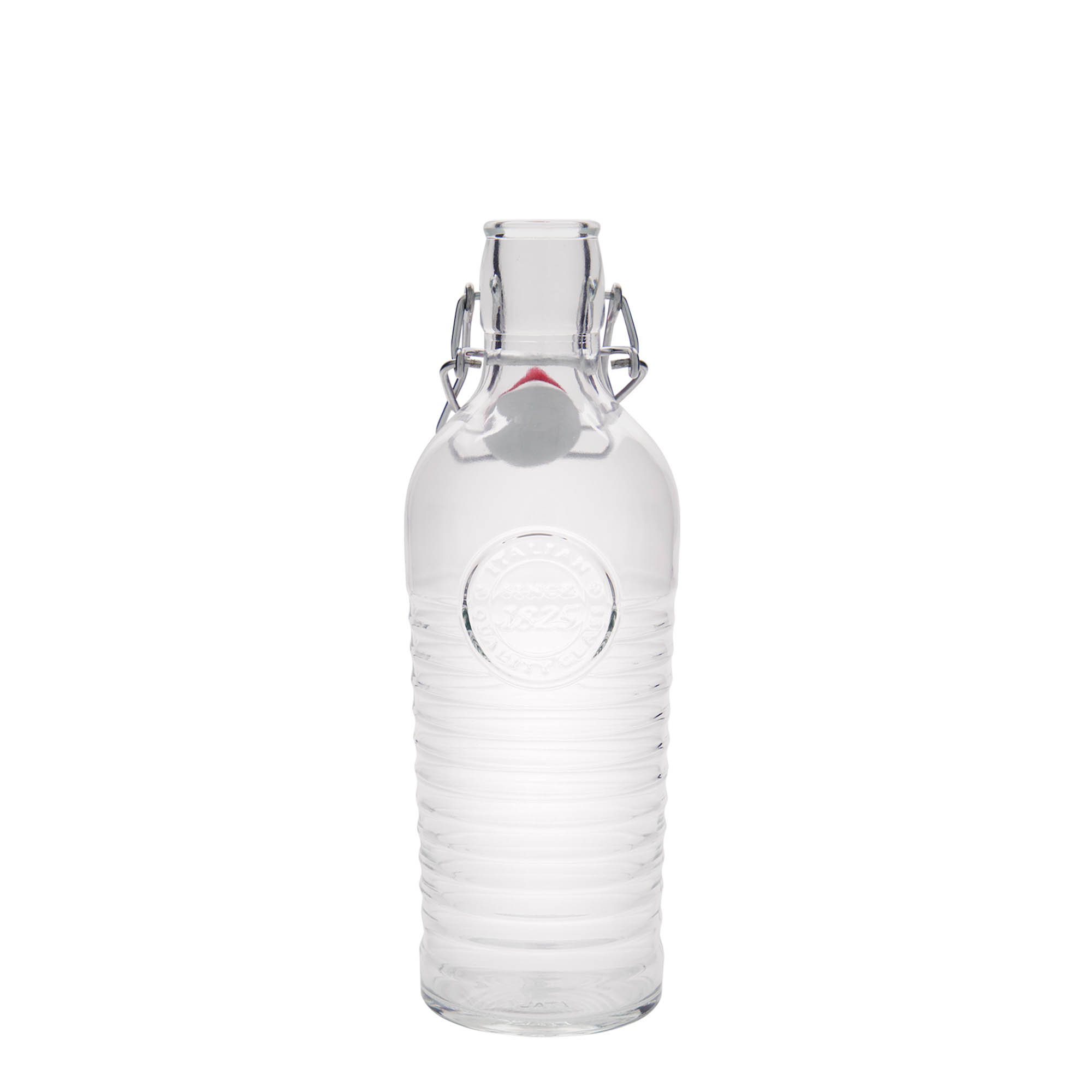 750 ml glasflaske 'Officina 1825', åbning: patentprop 750 ml glasflaske 'Officina 1825', åbning: patentprop