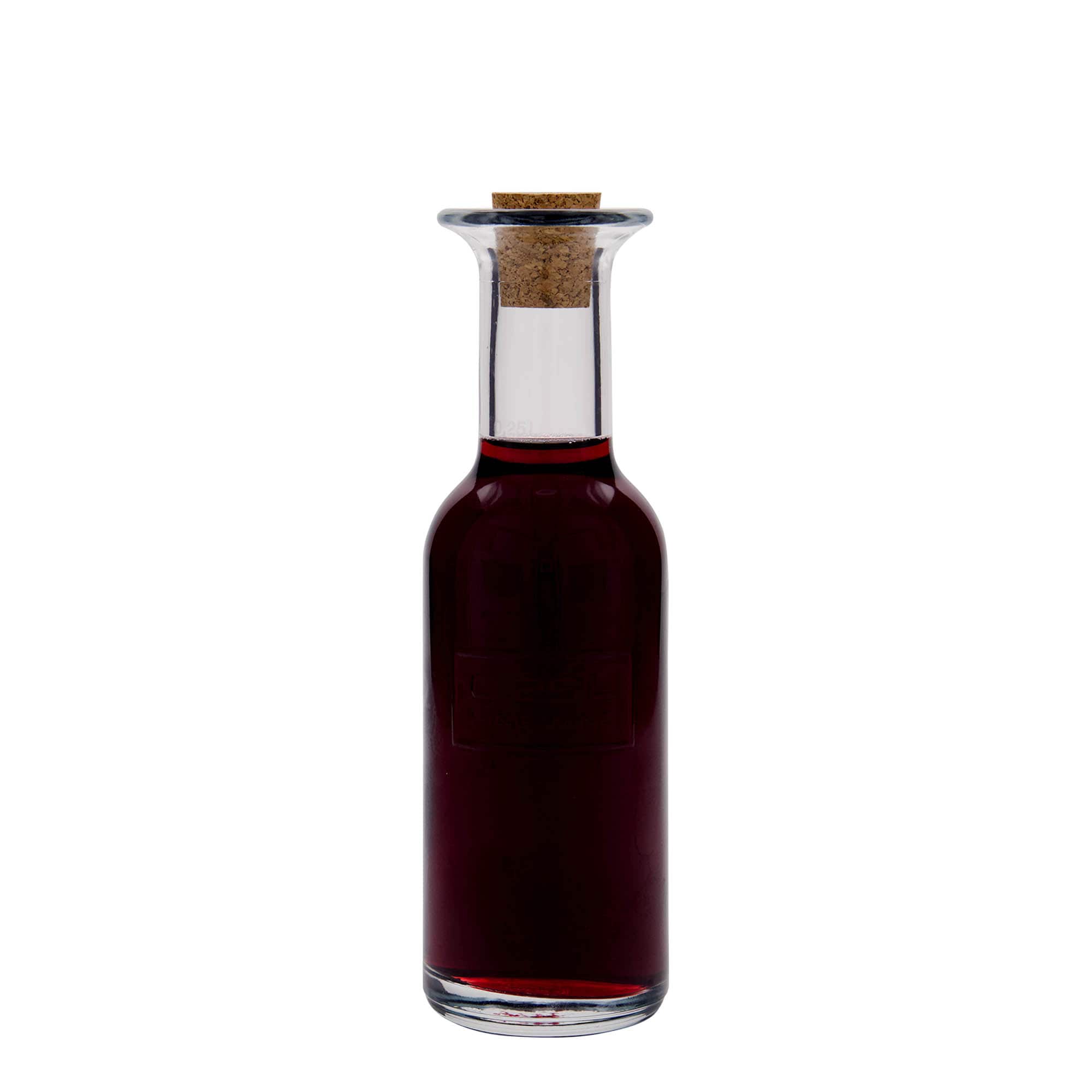 250 ml glasflaske 'Optima Fine Wine', åbning: kork