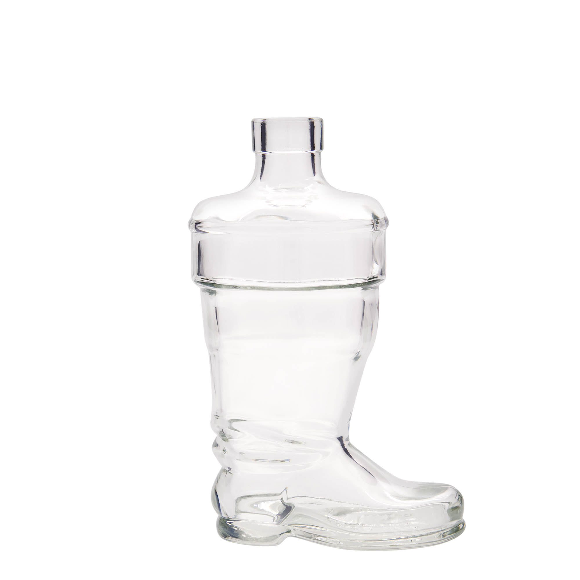 350 ml glasflaske 'Støvle', åbning: kork