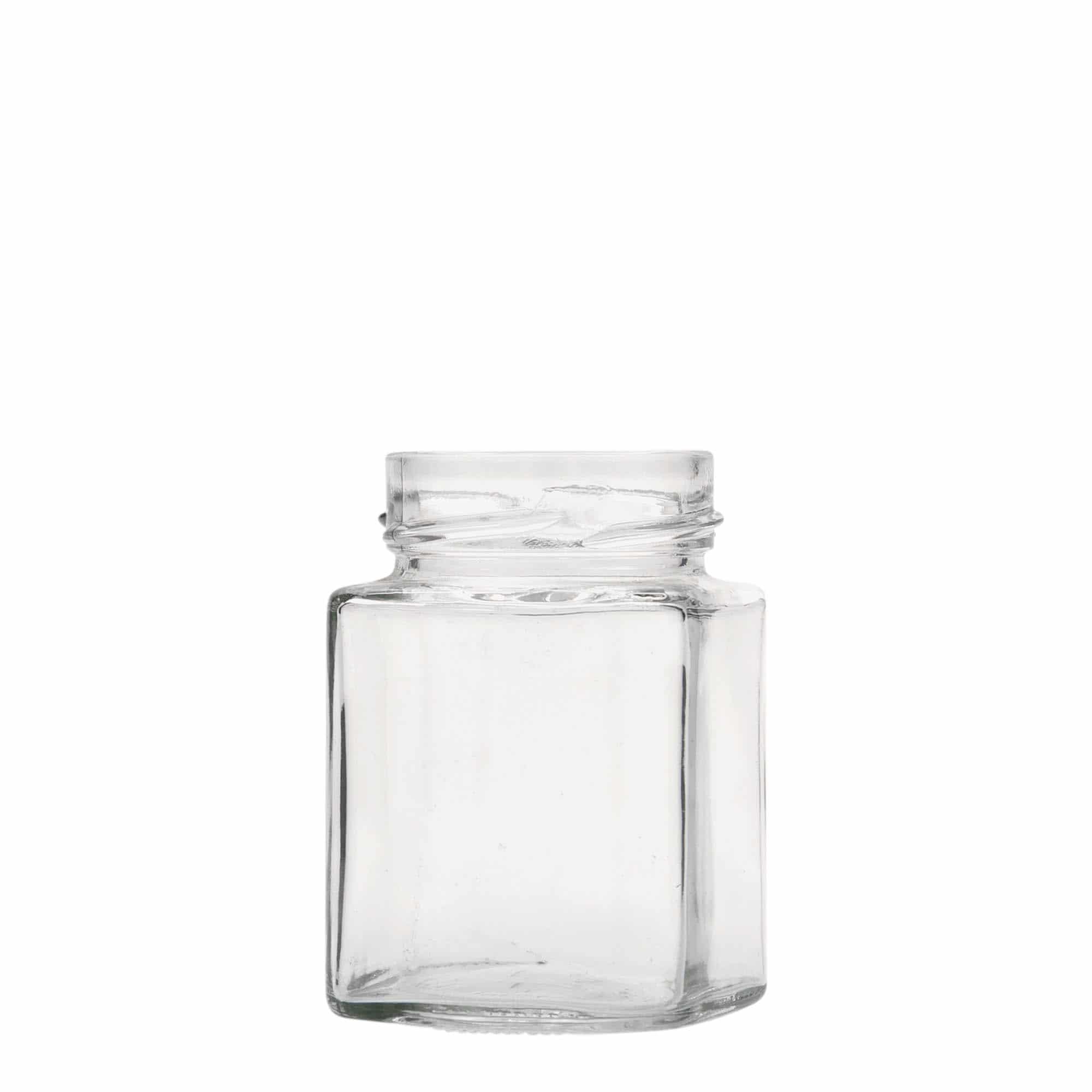 212 ml kvadraktisk glas 'Funny', åbning: Deep-twist-off (DTO 58)