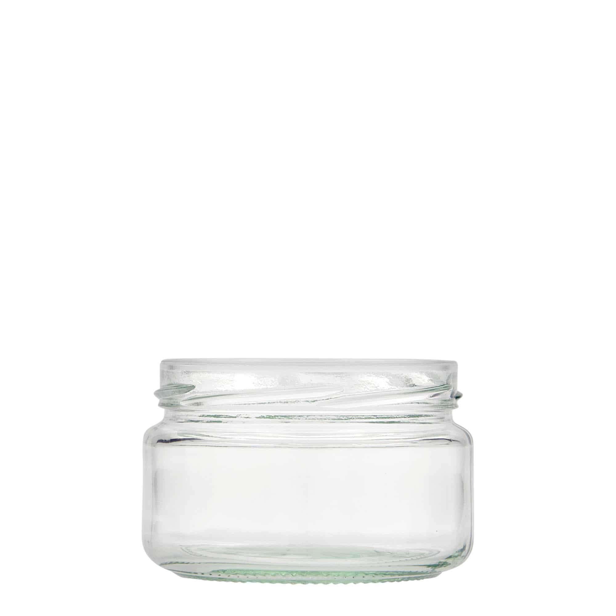 230 ml flad rundt glas, åbning: Twist-Off (TO 82)