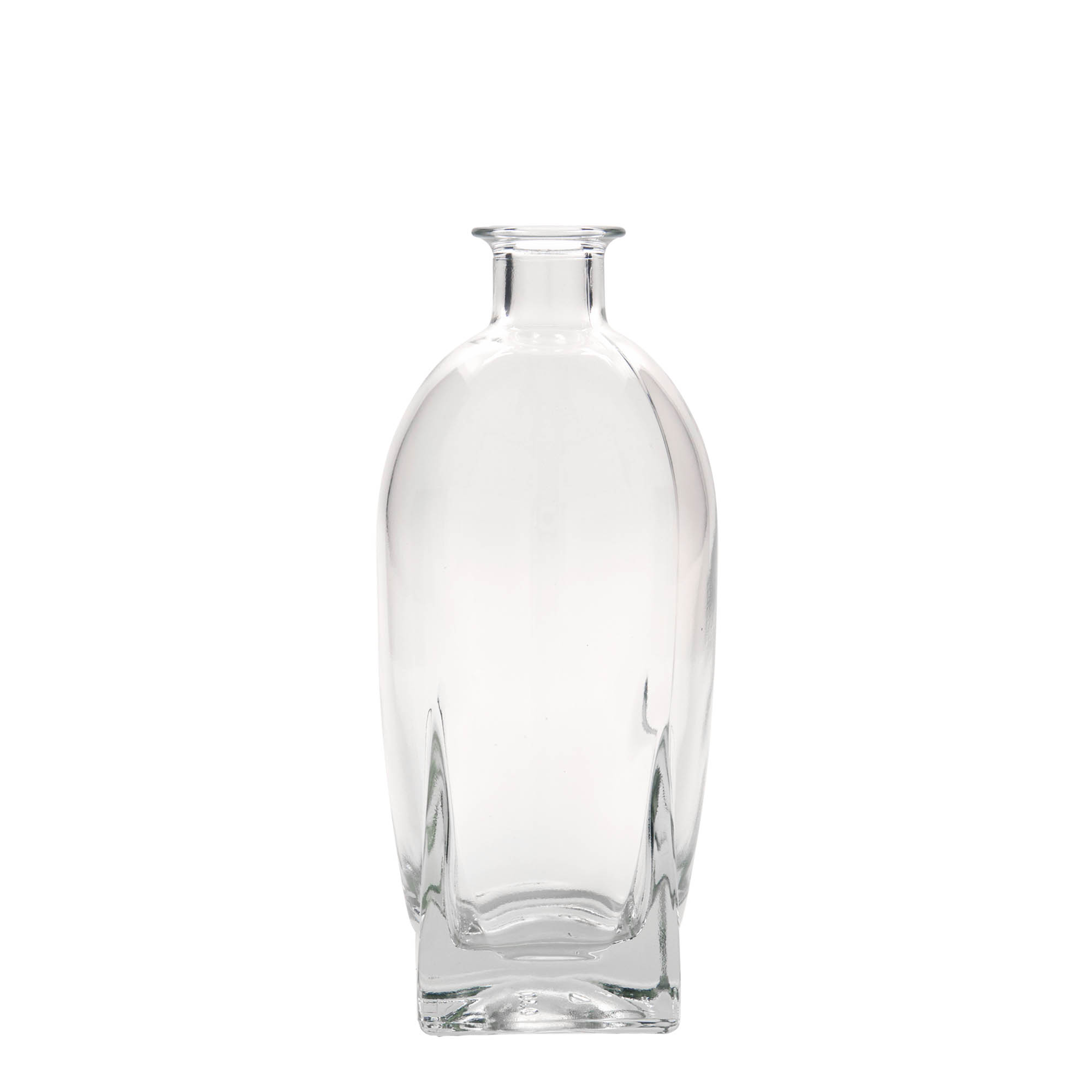 500 ml glasflaske 'Zino', firkantet, åbning: kork 500 ml glasflaske 'Zino', firkantet, åbning: kork