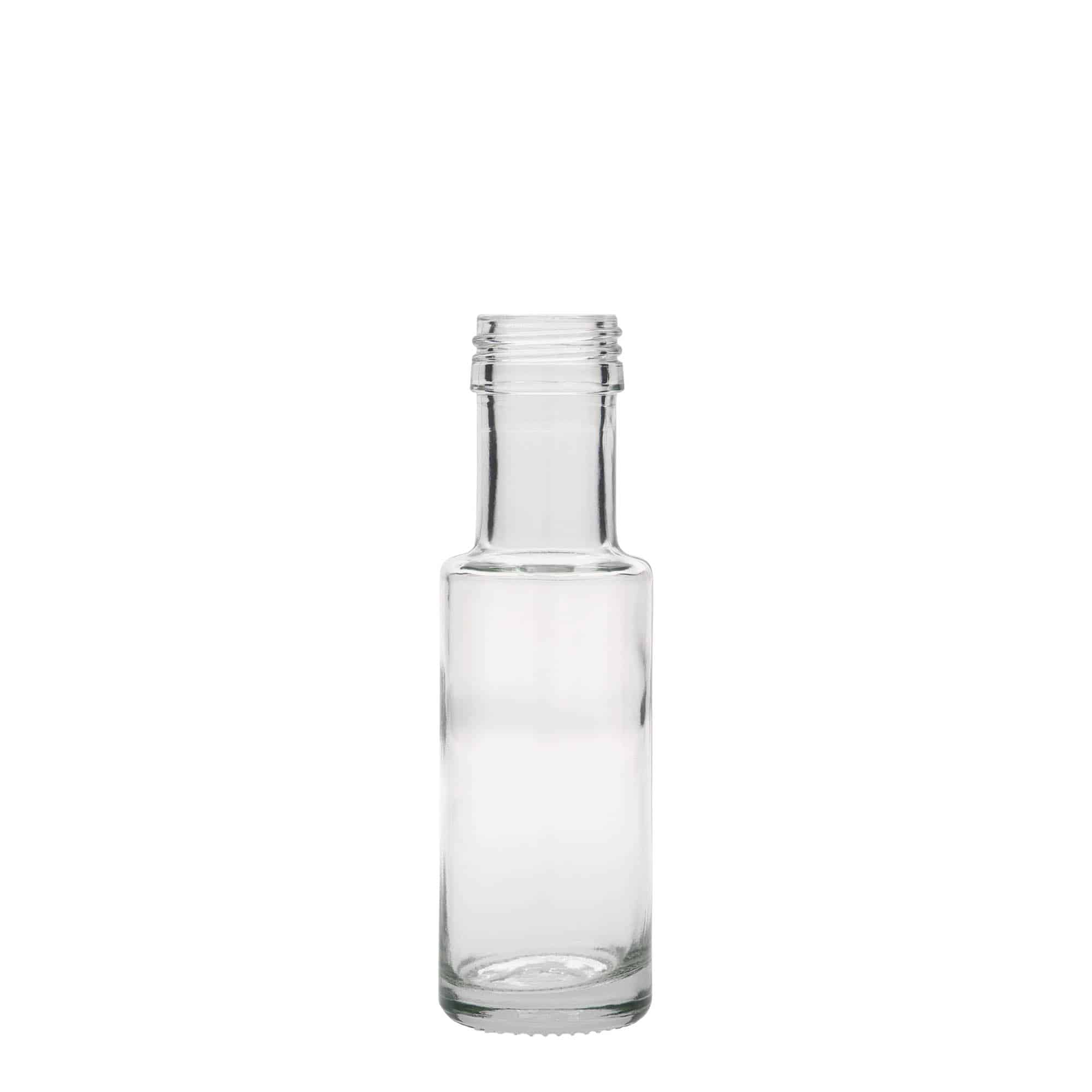 100 ml glasflaske 'Dorica', åbning: PP 31,5 100 ml glasflaske 'Dorica', åbning: PP 31,5