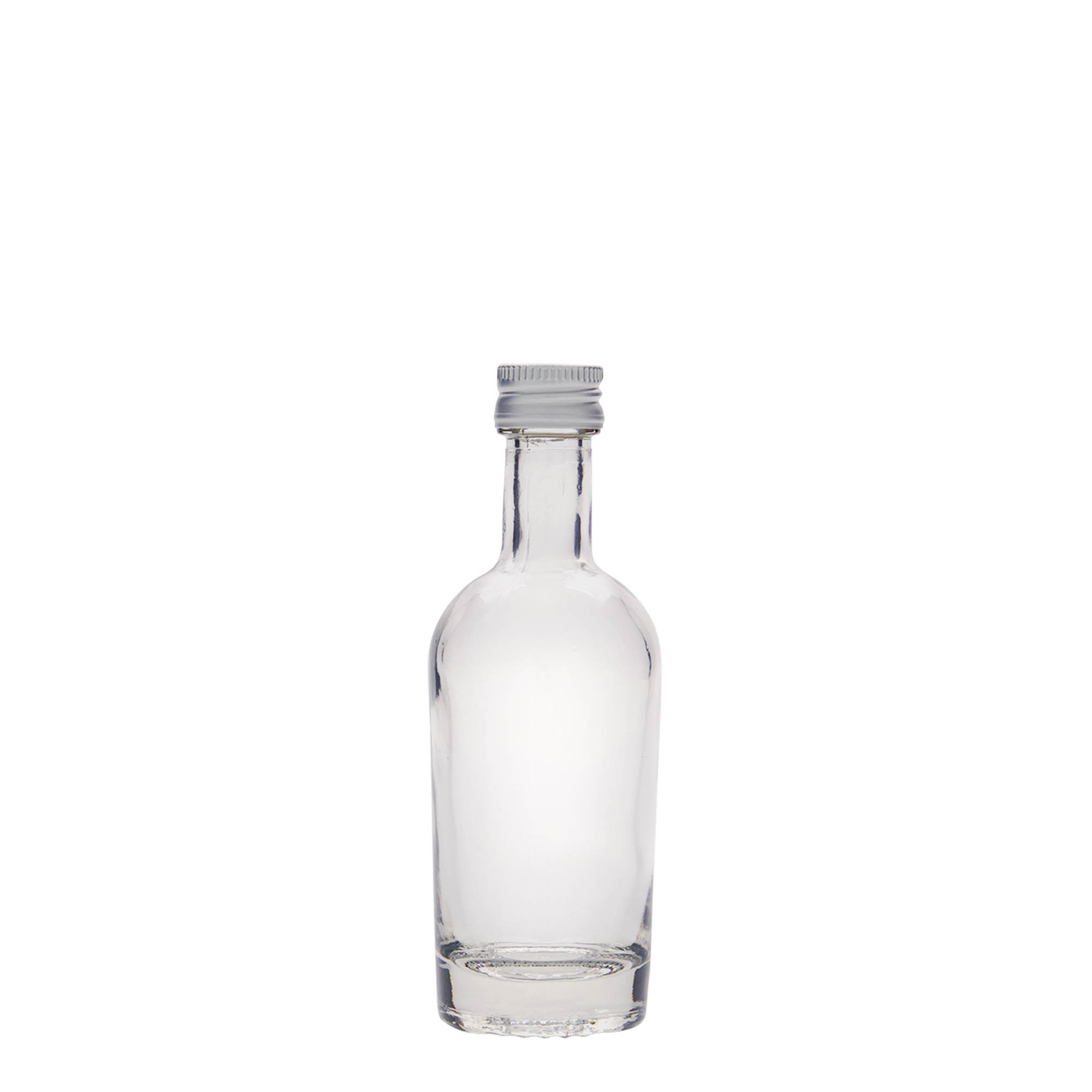 50 ml glasflaske 'Pepe', åbning: PP 18 50 ml glasflaske 'Pepe', åbning: PP 18