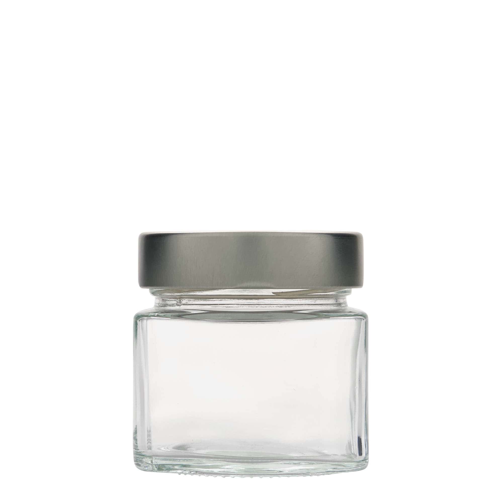 212 ml firkantet glas 'Kimba', åbning: ekstra dyb twist-off (EDTO 70)