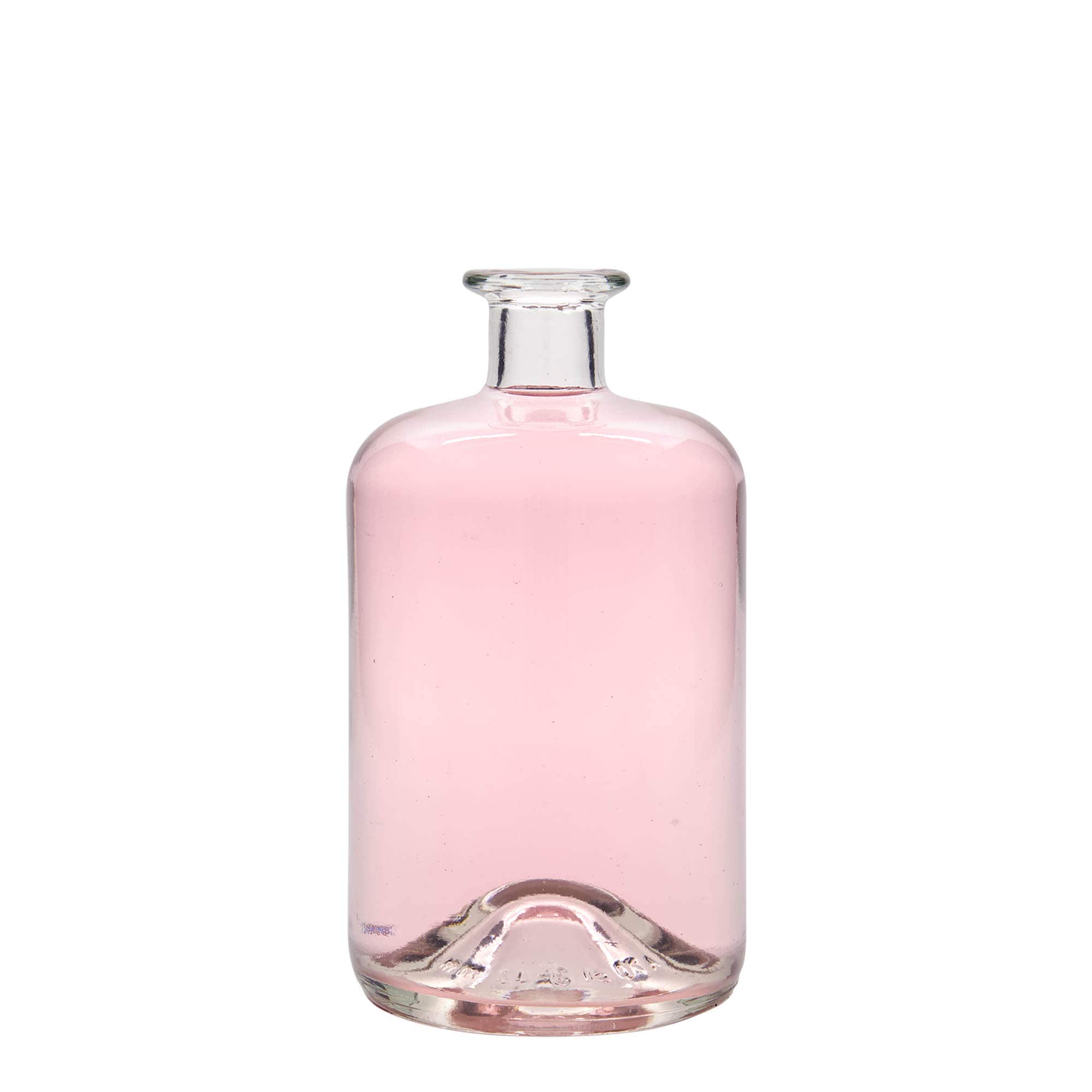 700 ml glasflaske apoteker, åbning: kork