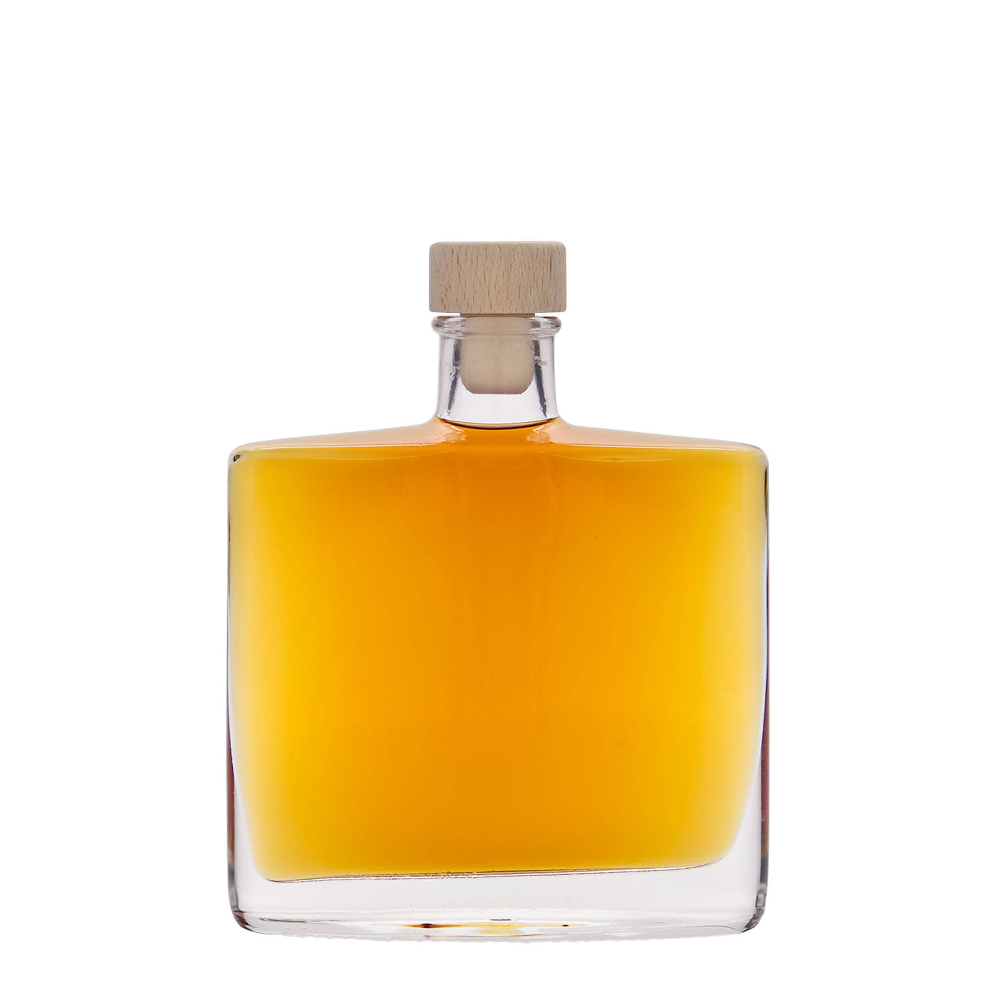 200 ml glasflaske »Zorbas«, oval, åbning: kork