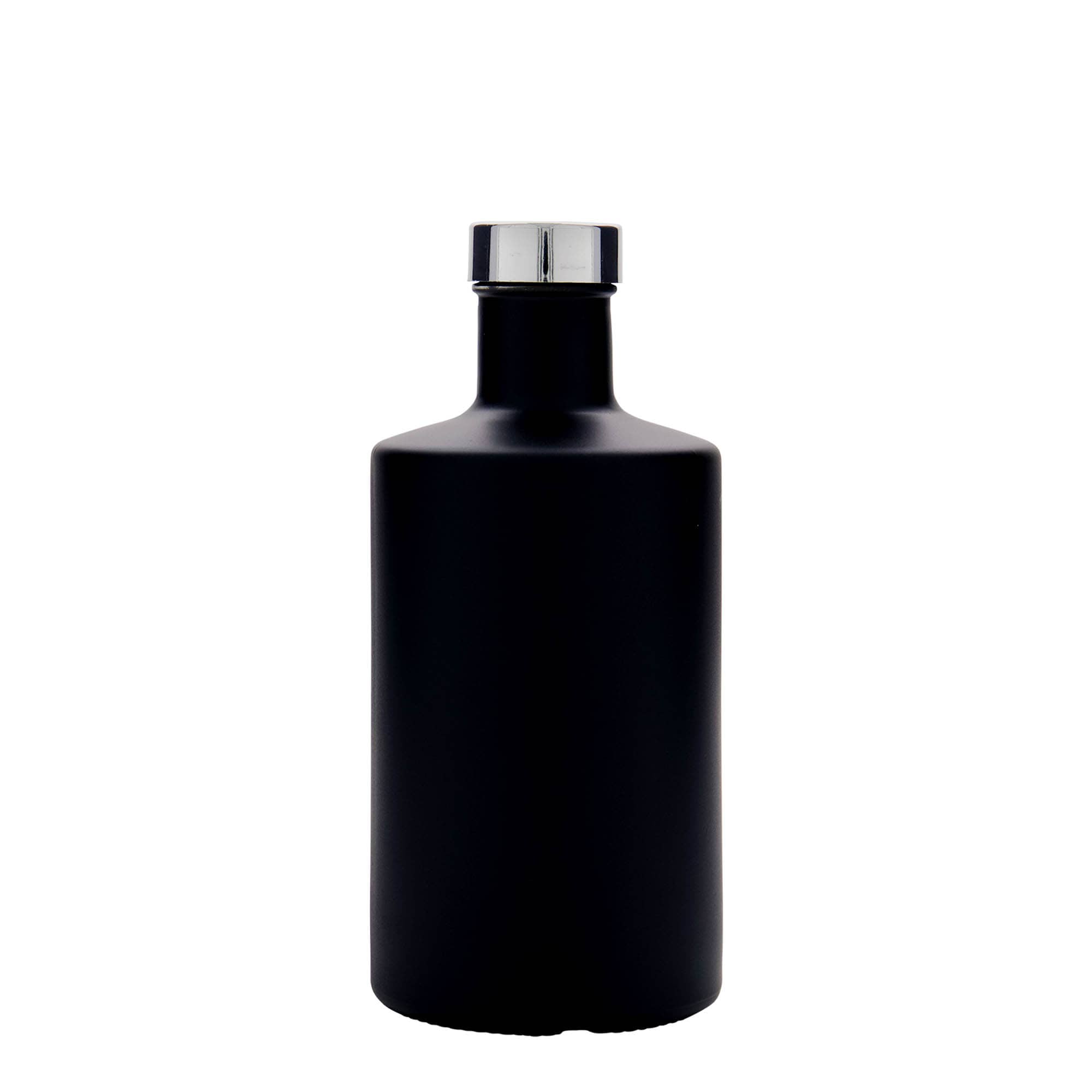 500 ml glasflaske »Caroline«, sort, åbning: GPI 33