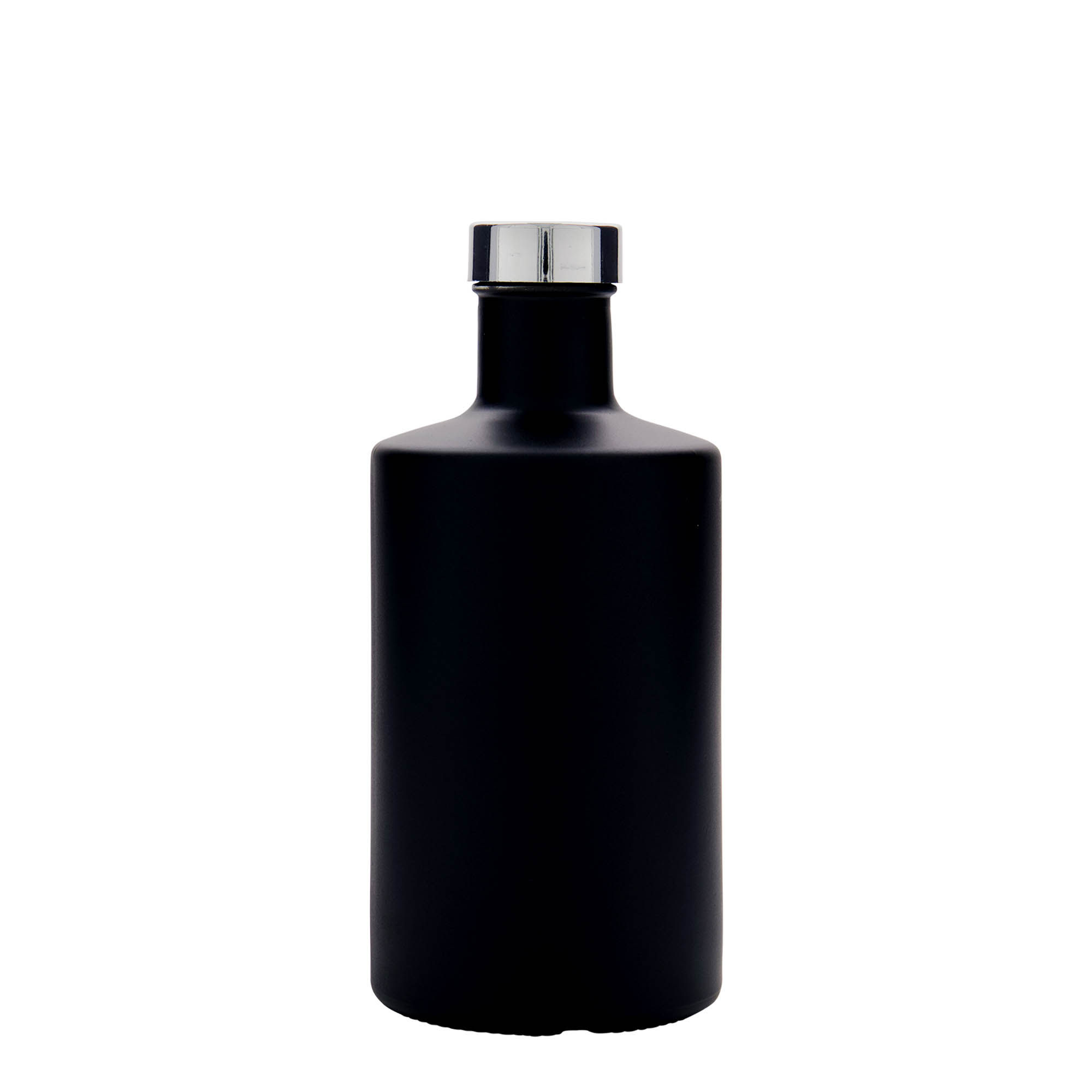 500 ml glasflaske »Caroline«, sort, åbning: GPI 33