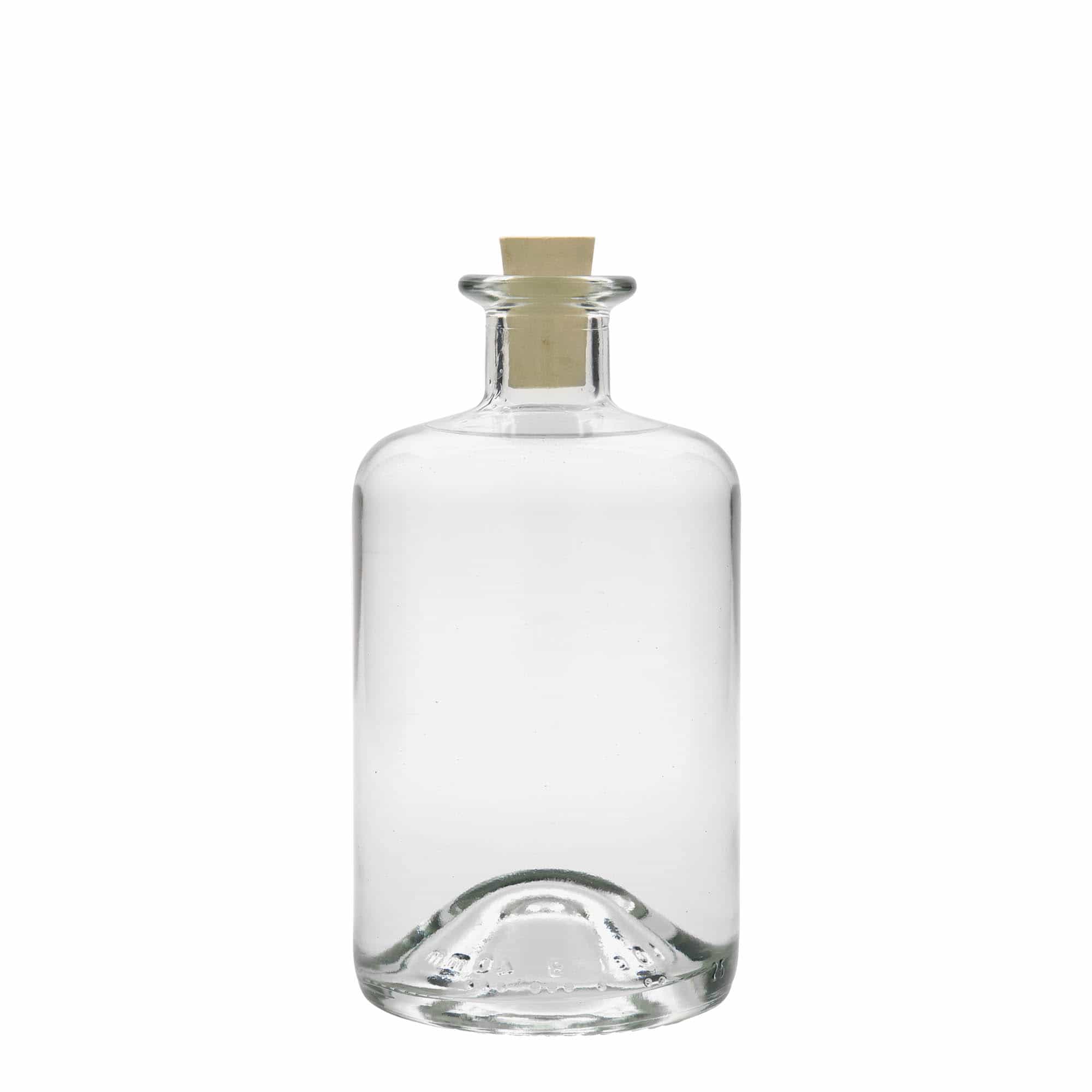 500 ml glasflaske apoteker, åbning: Kork